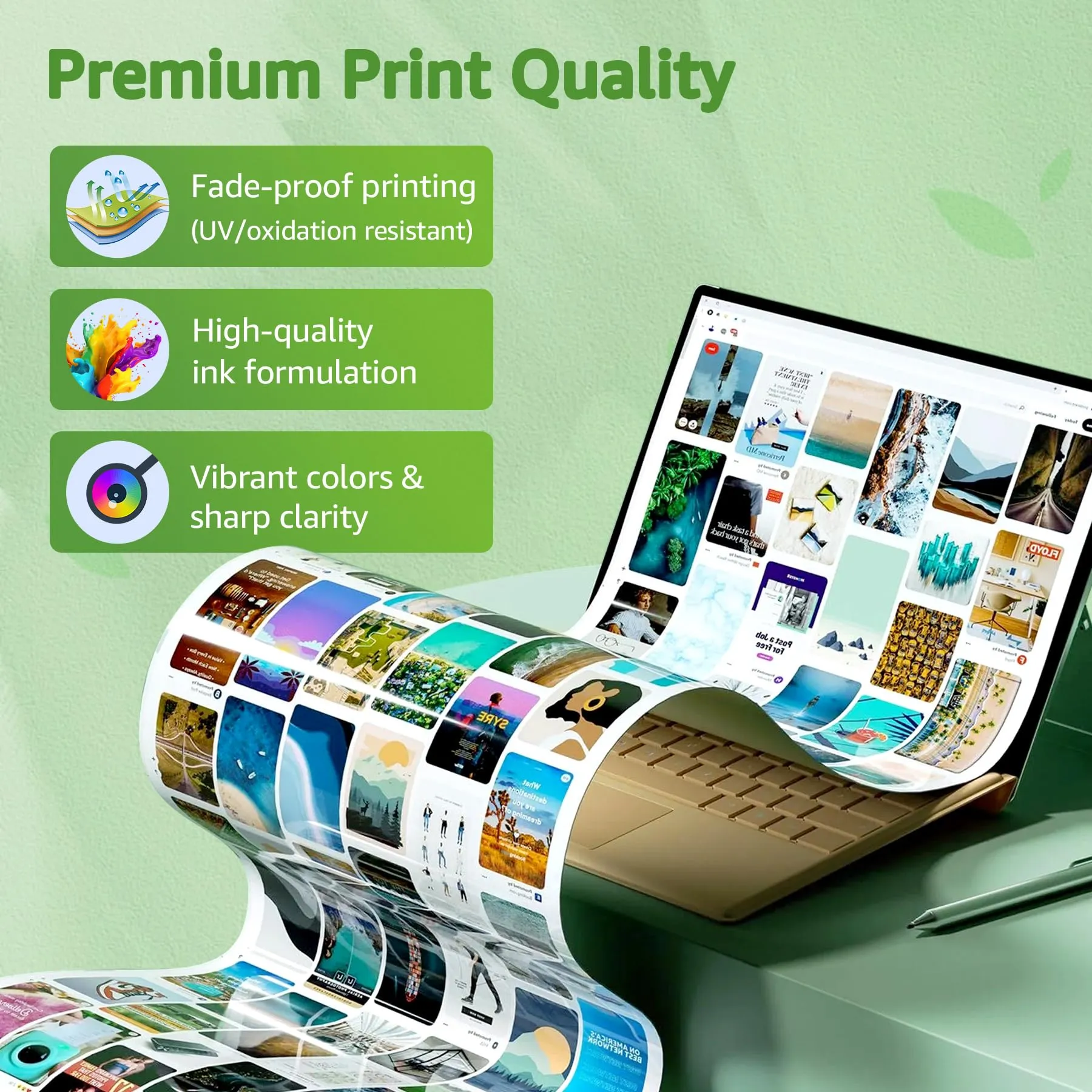 GREENSKY 102 104 Flaconi d'Inchiostro Compatibili con Epson EcoTank 102 e 104 - immagine 3