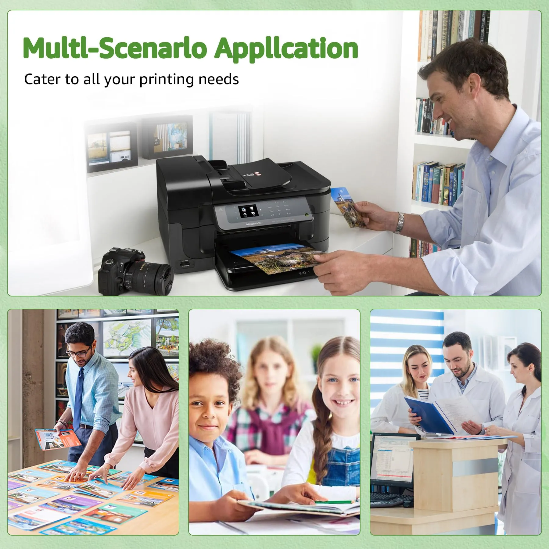 GREENSKY 102 104 Flaconi d'Inchiostro Compatibili con Epson EcoTank 102 e 104 - immagine 8