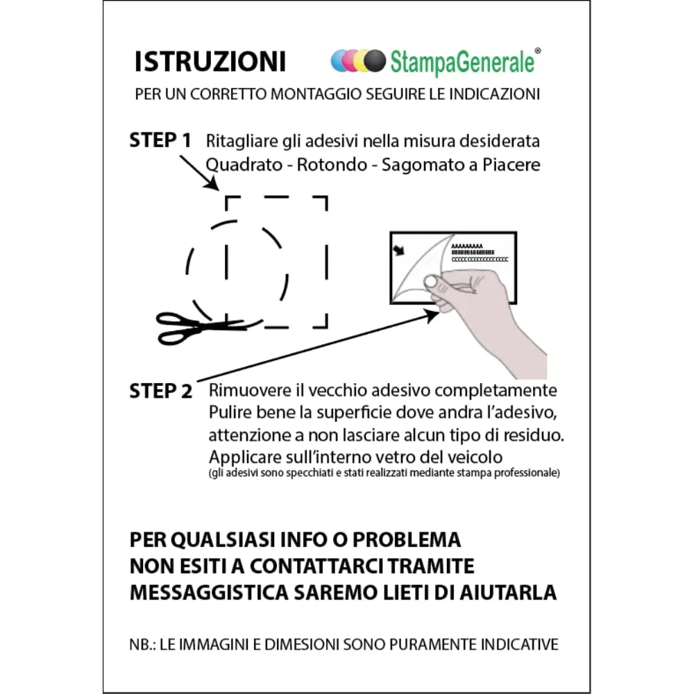 StampaGenerale Adesivi Antifurto Auto Allarme GPS in PVC, 6,5x4 cm, Bianco (4 Pezzi) - immagine 6