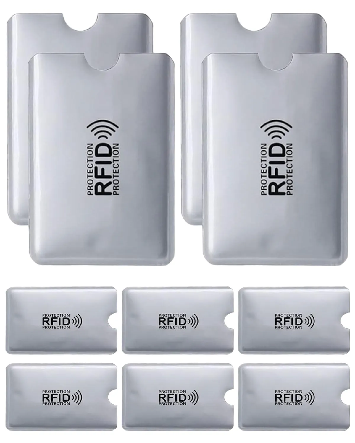 SCJJZ 10 Custodie Blocco RFID per Carte di Credito, Bancomat e Passaporto - immagine 1