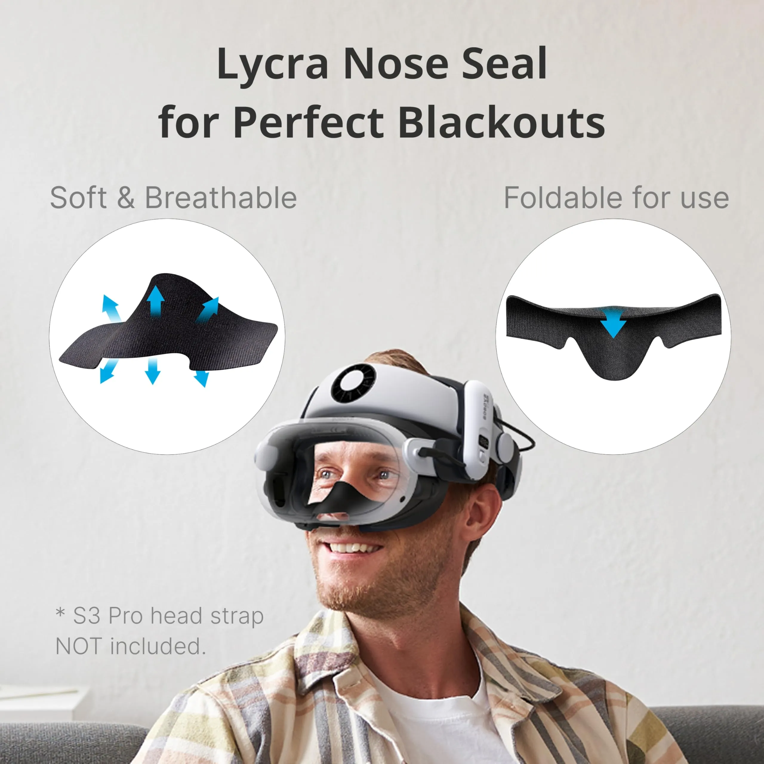 BOBOVR F3 Facial Interface Cover Pad for Meta Quest 3 - immagine 4
