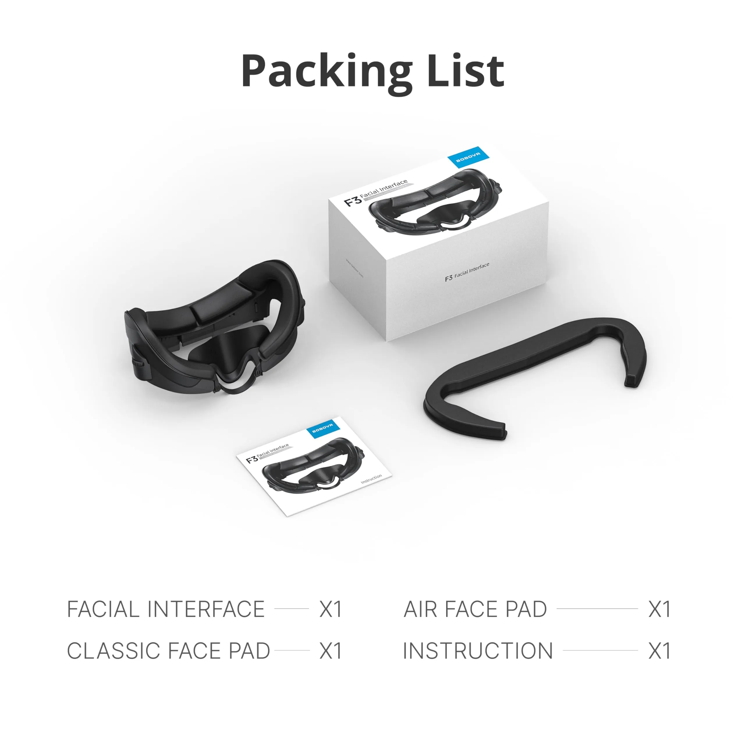 BOBOVR F3 Facial Interface Cover Pad for Meta Quest 3 - immagine 6