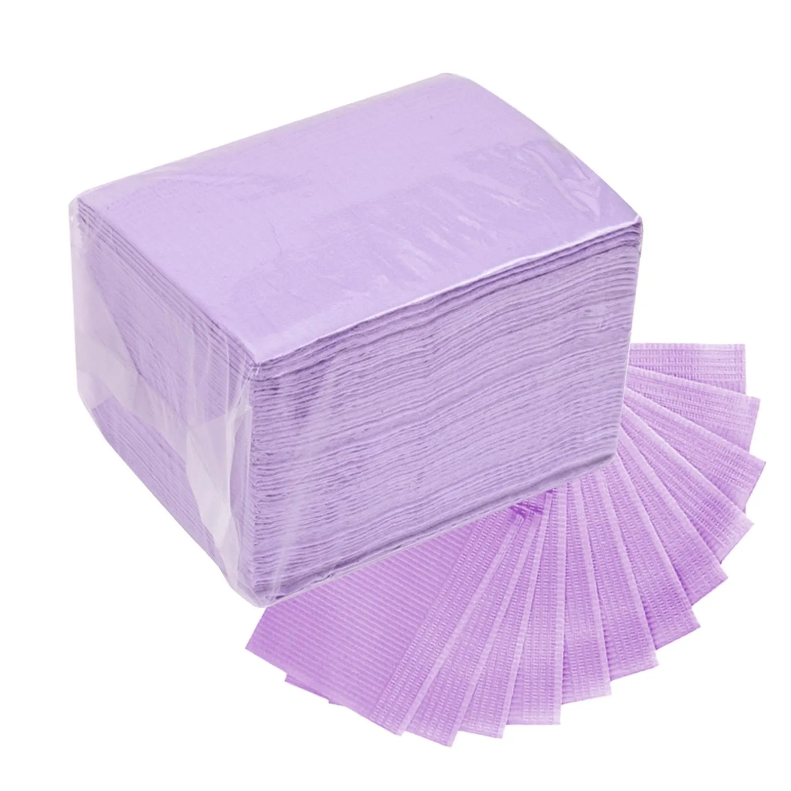 Rehmanniae Tappetini Monouso per Unghie e Tatuaggi, 50 Pezzi, Design a 3 Strati, Viola - immagine 1