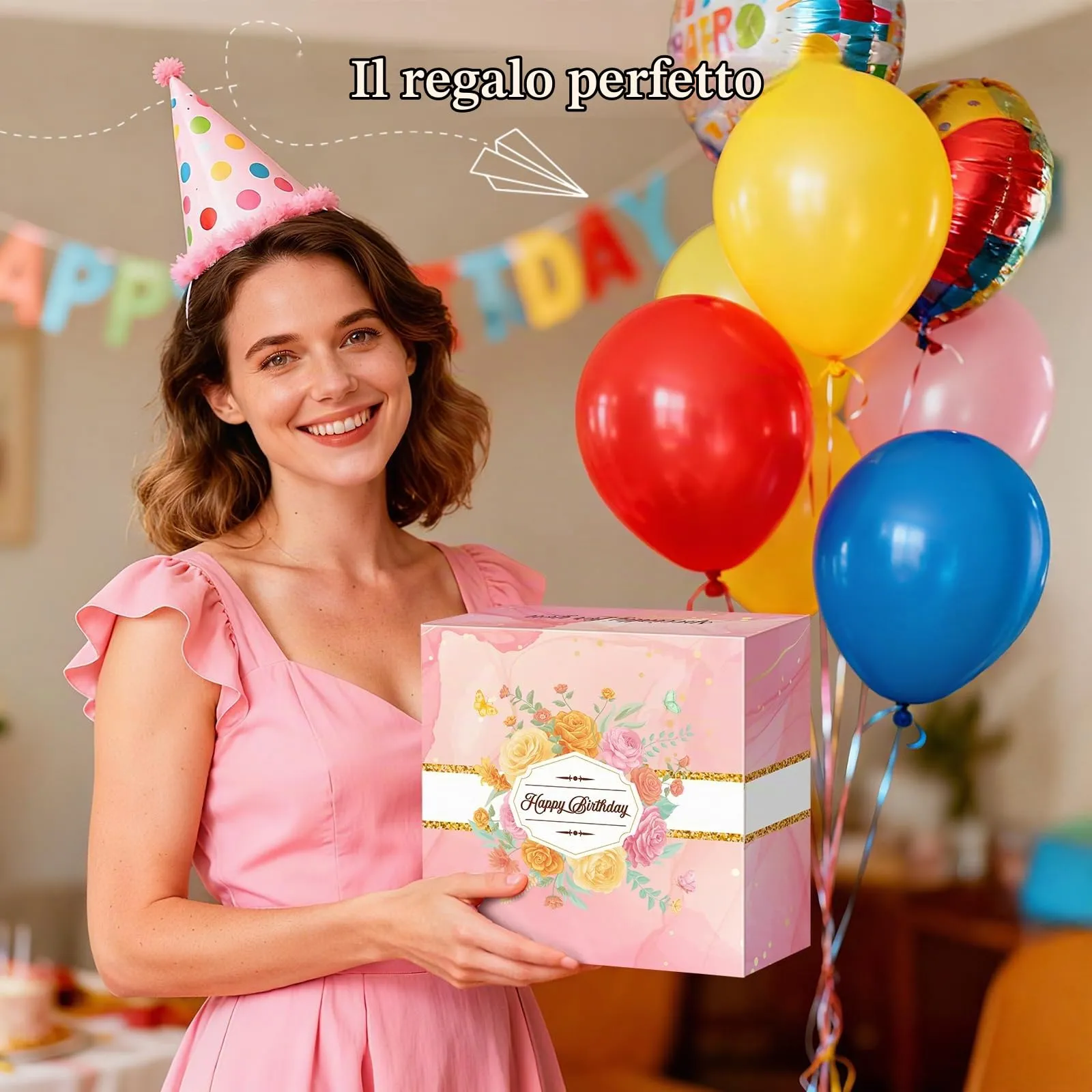 Dromlag Set Cofanetto Regalo Donna, 11 Pezzi SPA e Rilassamento, Rosa - immagine 5