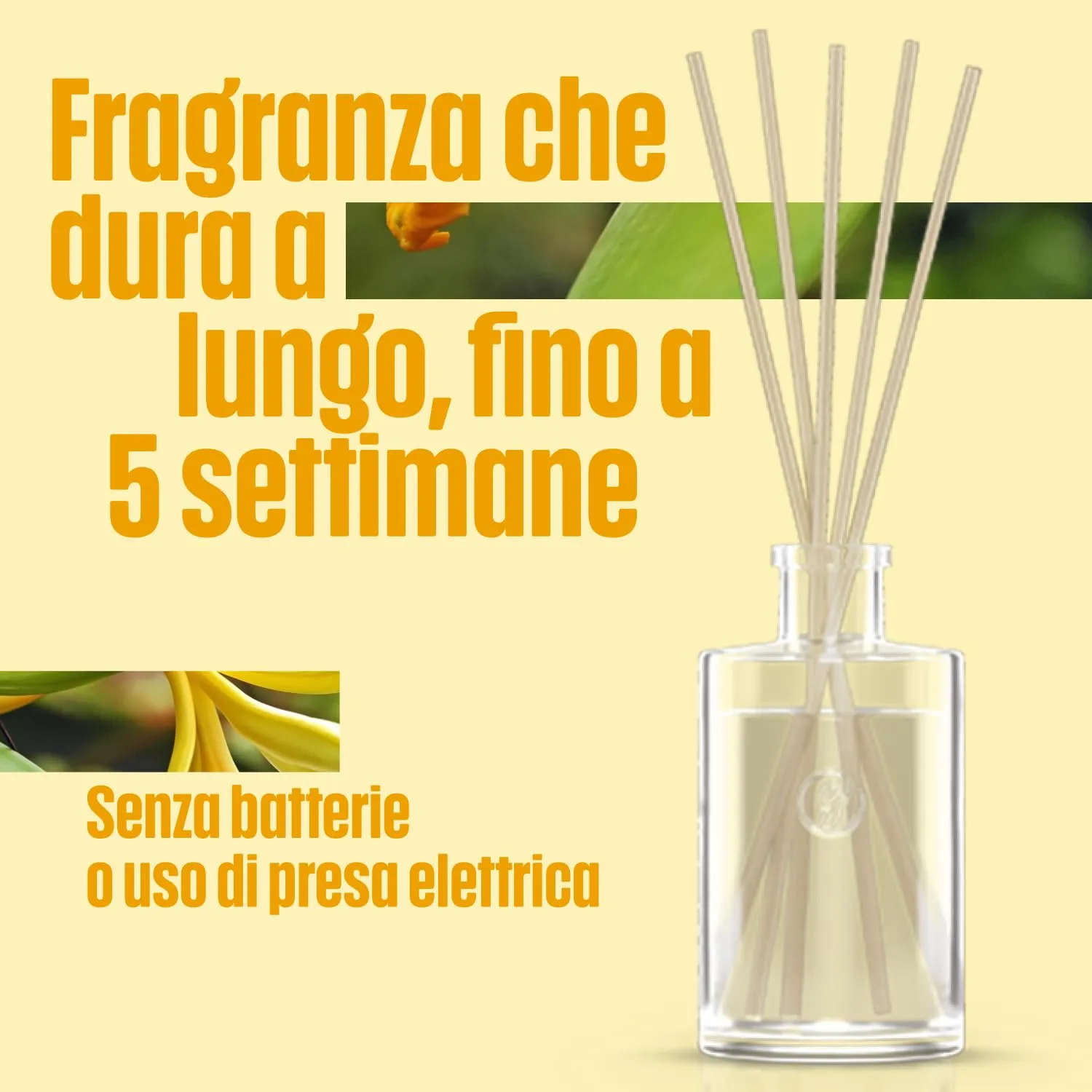 Glade Profumatore per Ambienti a Bastoncini, Vanilla Blossom, 3 x 50ml - immagine 3