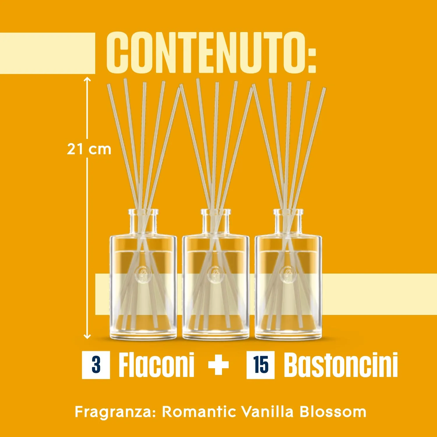 Glade Profumatore per Ambienti a Bastoncini, Vanilla Blossom, 3 x 50ml - immagine 10