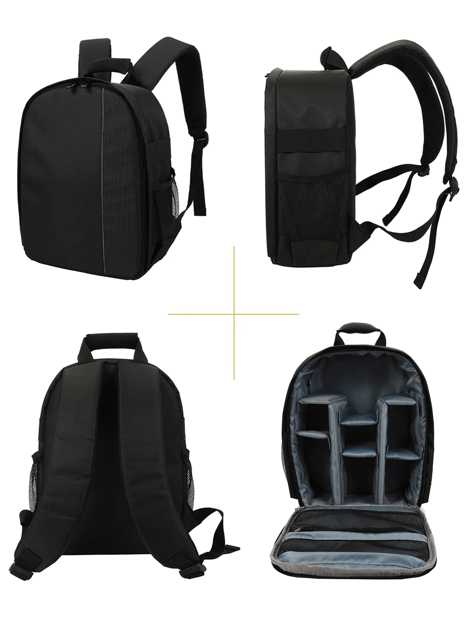 Kommodum Zaino Fotografico Professionale Impermeabile Antiurto km36, 33x24x14cm - immagine 4