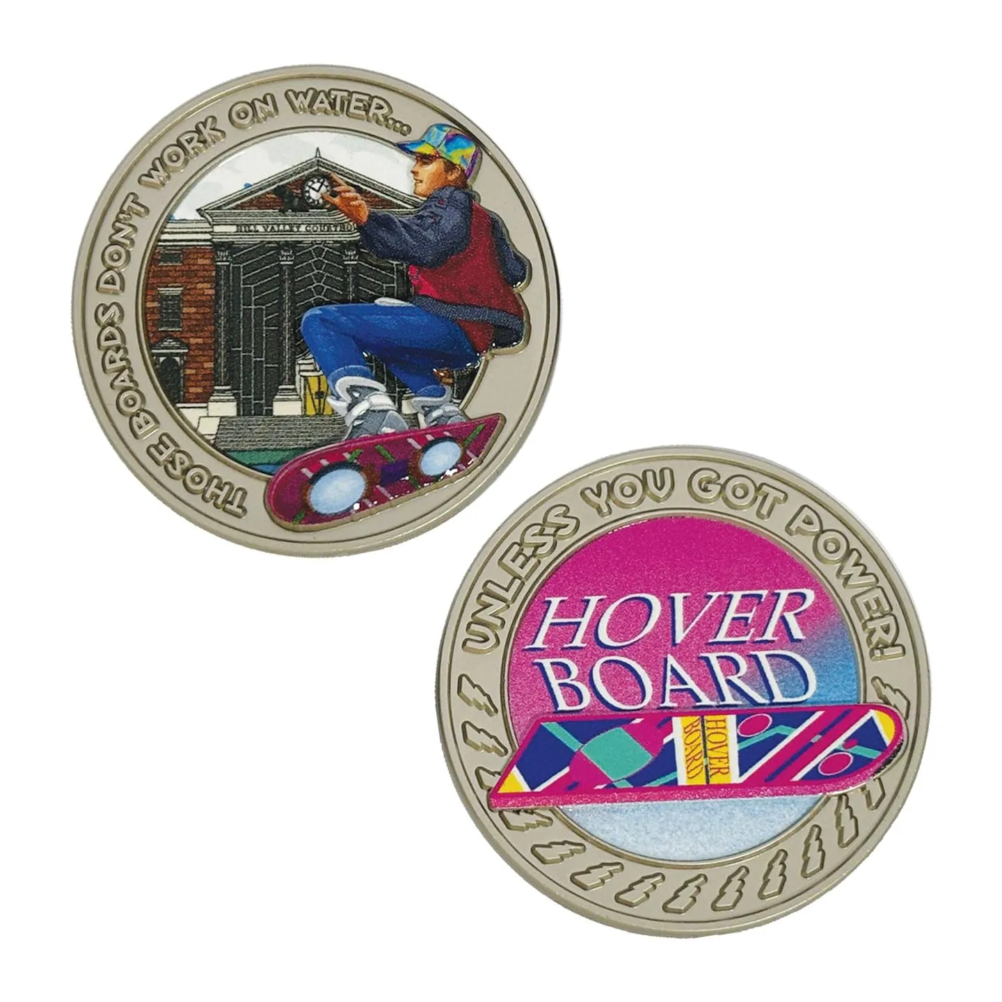 Fanattik Back to the Future Hoverboard Collectible Coin - immagine 1