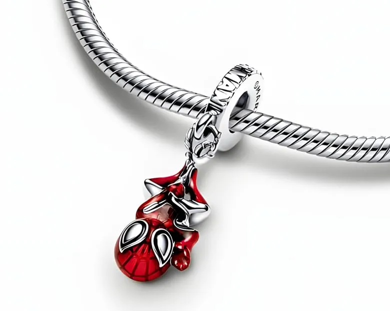 The Charmery Ciondolo a forma di ragno in argento Sterling 925 - immagine 4
