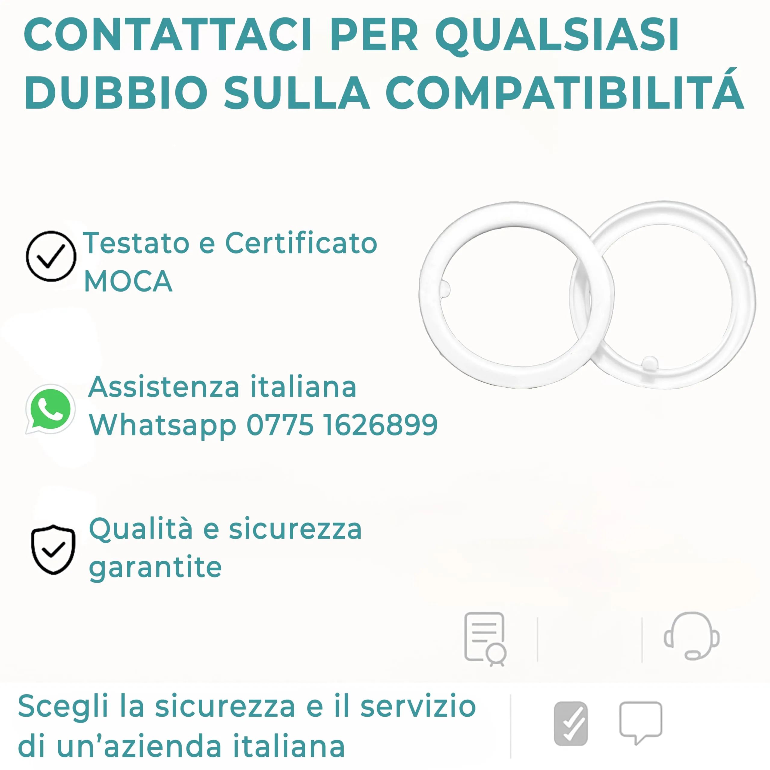 Manami Guarnizioni per Scaldabiberon Portatile 50 mm, Silicone Alimentare BPA free, 2 Pezzi - immagine 3