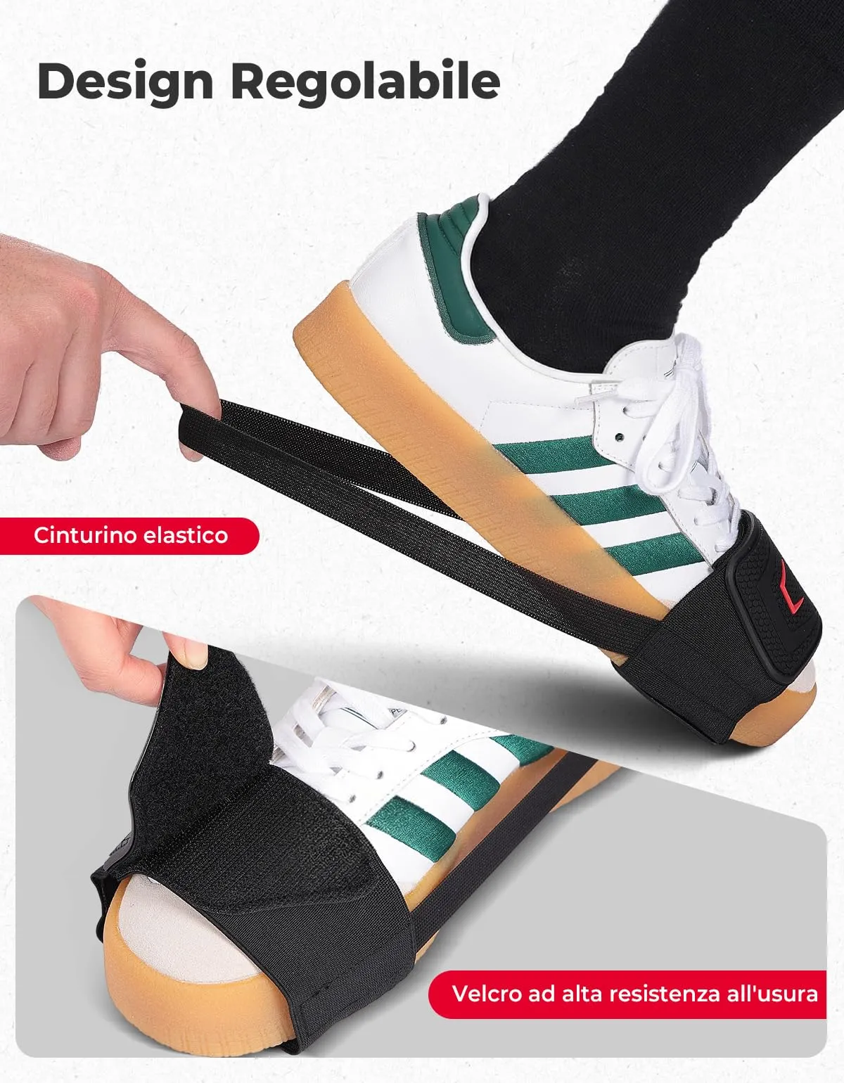 KEMIMOTO Protezione Scarpe Moto Universale con Fascia Elastica Regolabile, 2 Pezzi - immagine 3