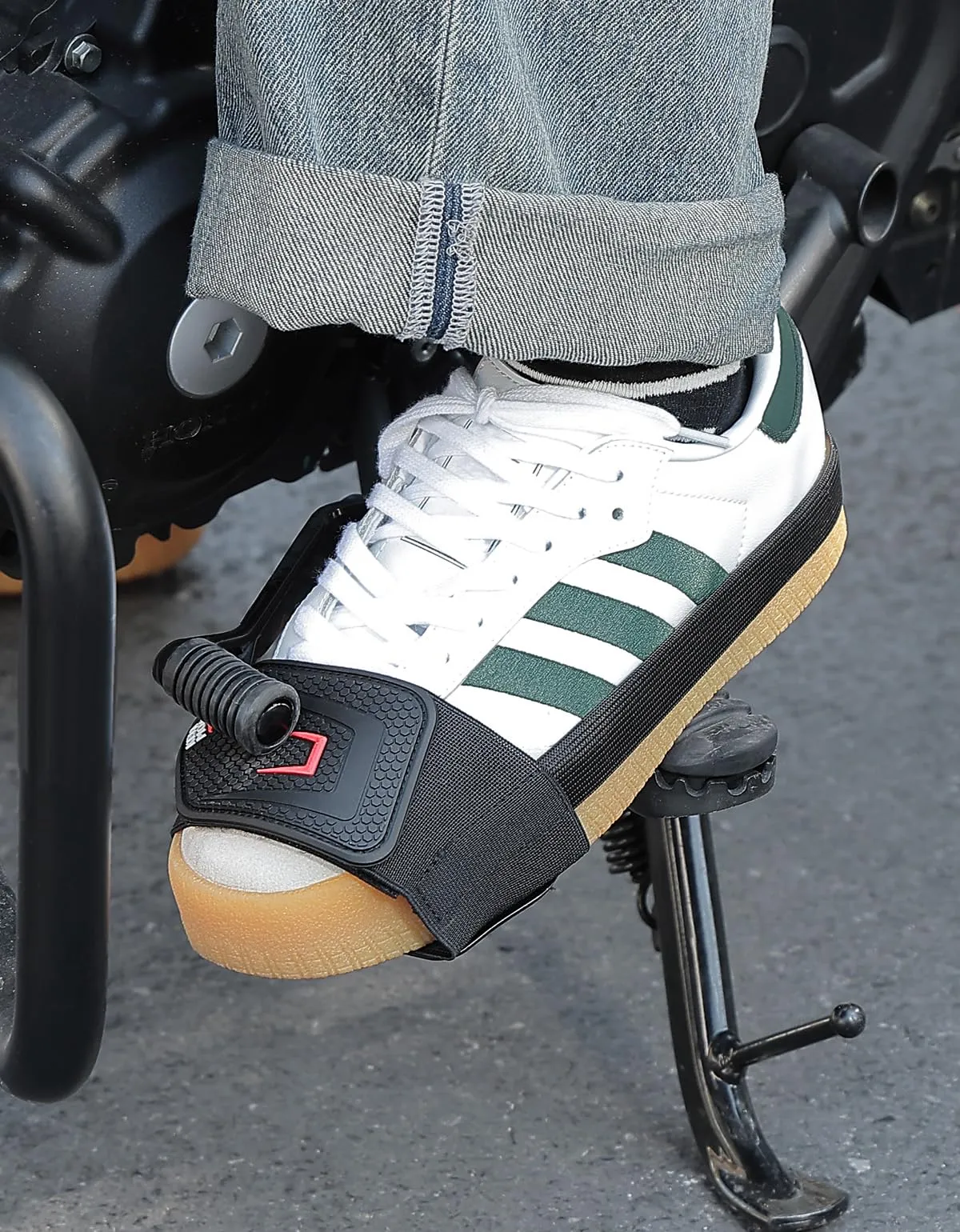 KEMIMOTO Protezione Scarpe Moto Universale con Fascia Elastica Regolabile, 2 Pezzi - immagine 7