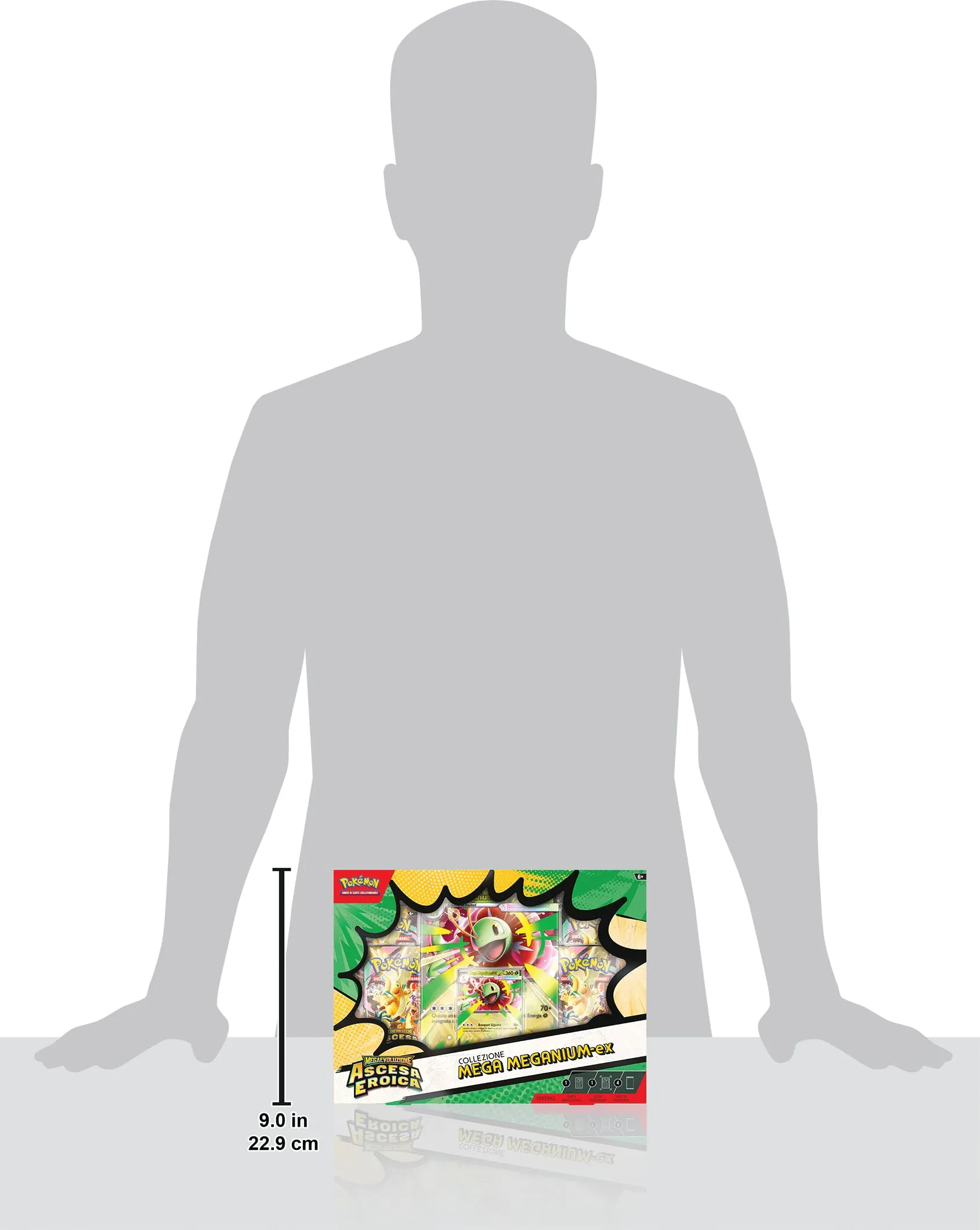 Pokémon GCC Mega Meganium-ex Collezione Megaevoluzione - Ascesa Eroica - immagine 4