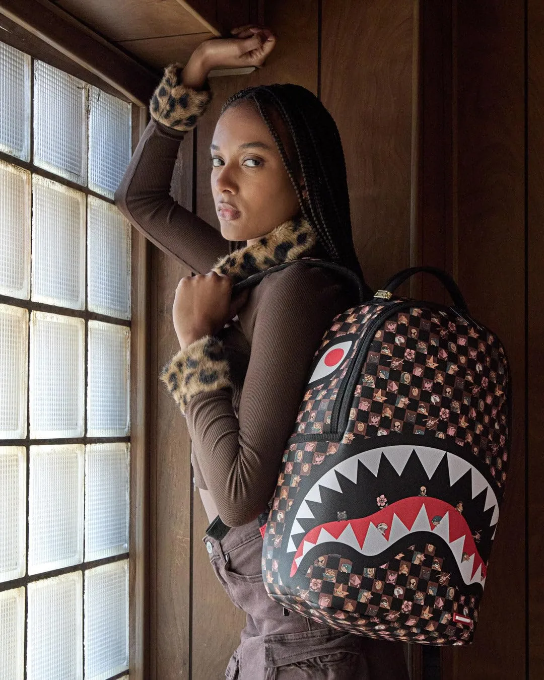 Sprayground Stealth Crew Backpack, Nero, PVC - immagine 3