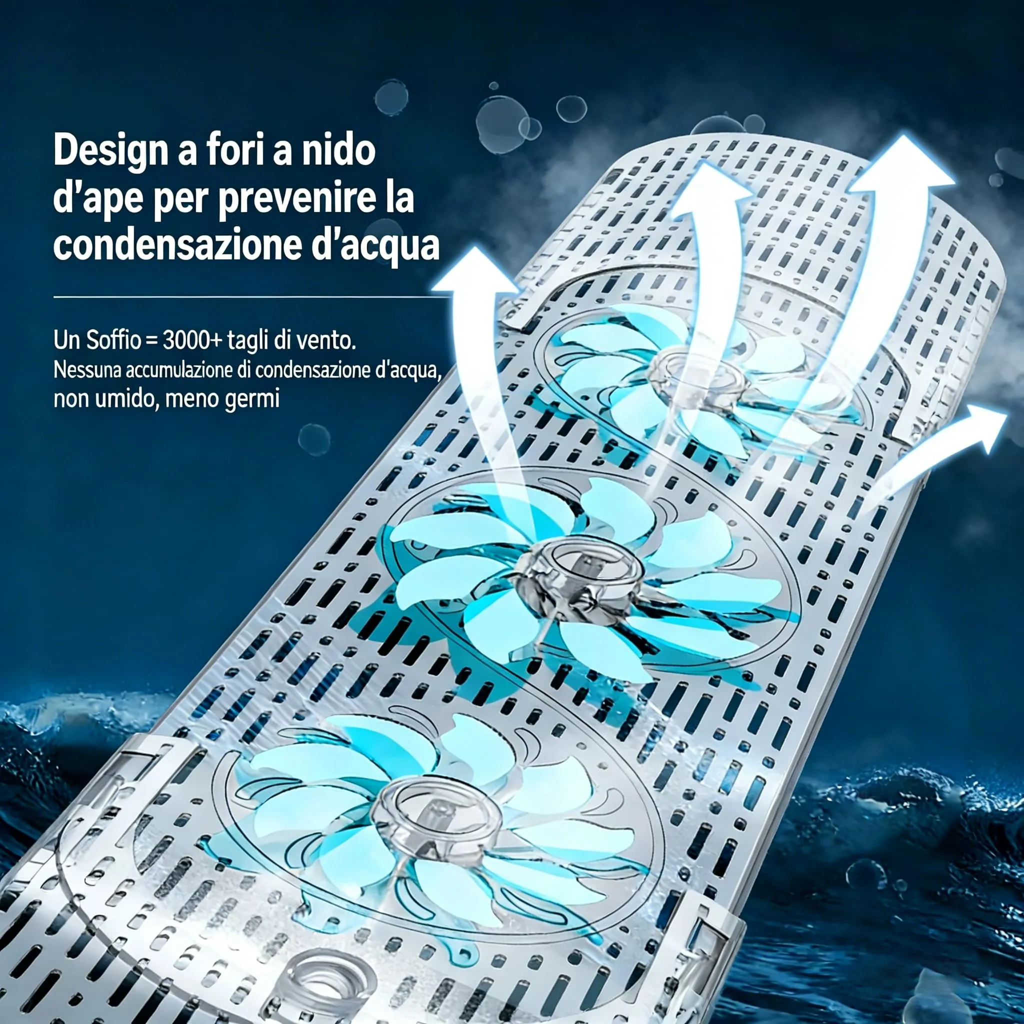 DYBOHF Deflettore per Condizionatore Universale Regolabile UKW1, Bianco - immagine 5