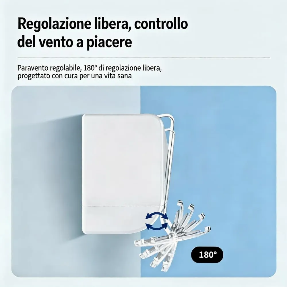DYBOHF Deflettore per Condizionatore Universale Regolabile UKW1, Bianco - immagine 6