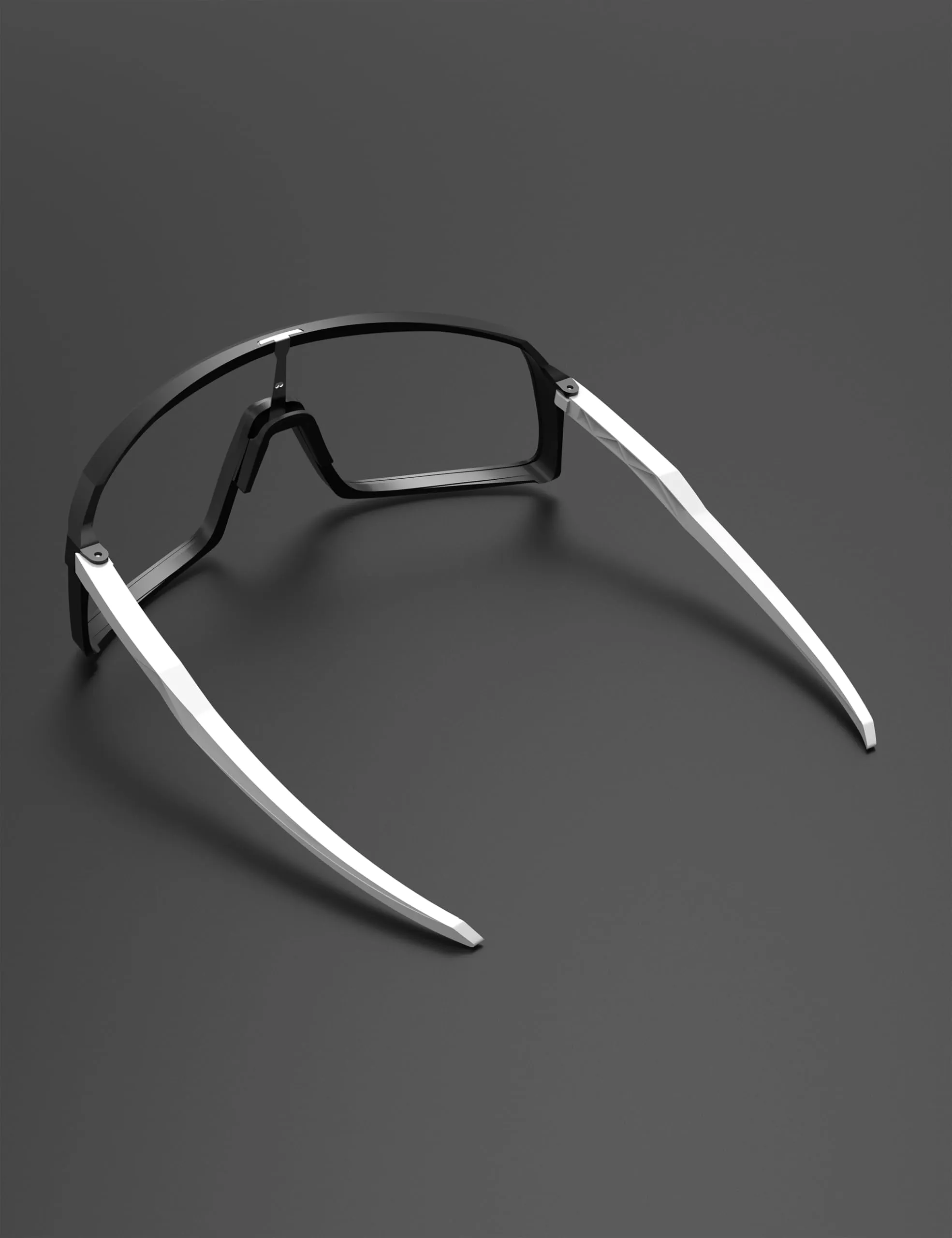 MYCOURAG Gambe di ricambio per occhiali da sole compatibili con Oakley Sutro OO9406 - Bianco - immagine 2
