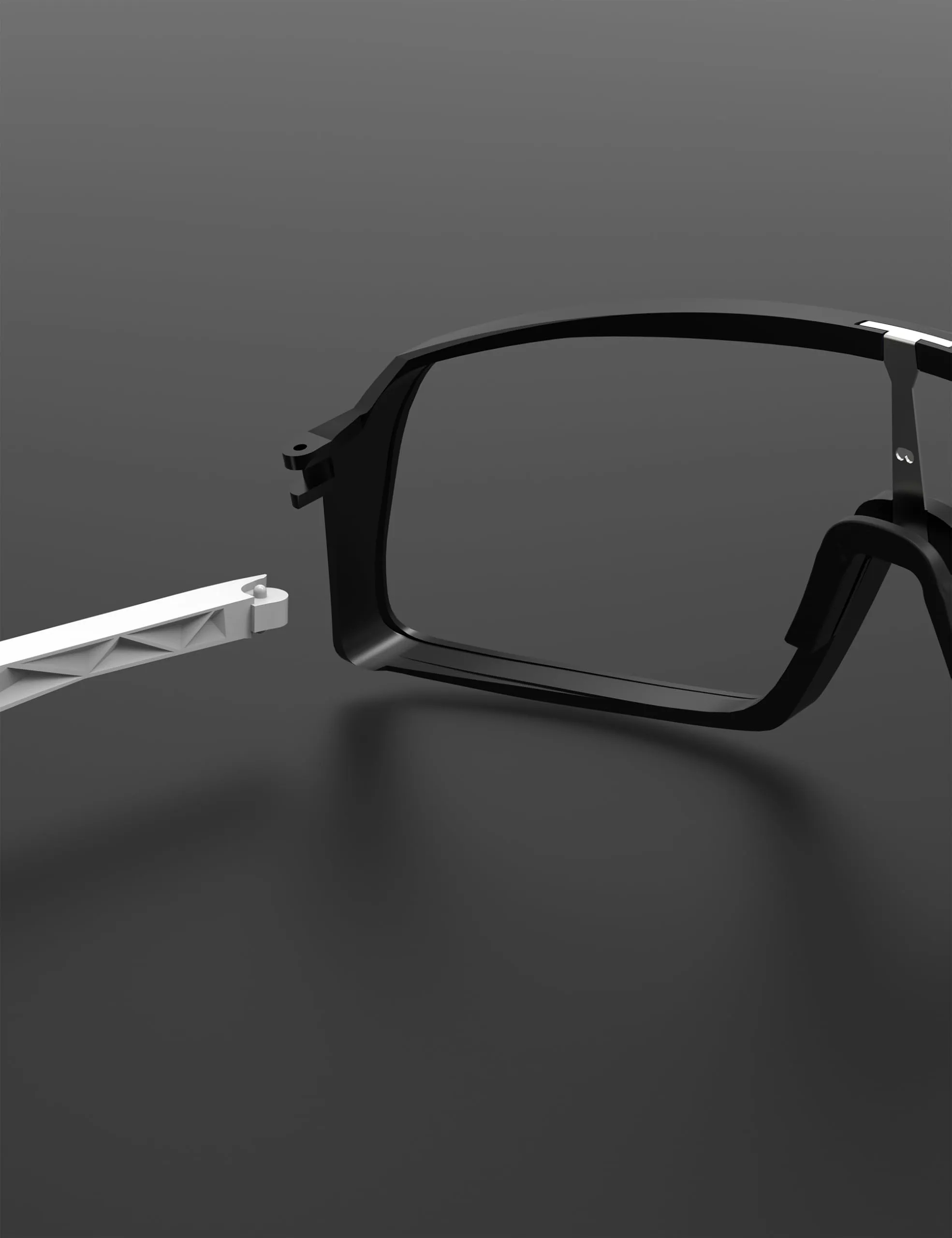 MYCOURAG Gambe di ricambio per occhiali da sole compatibili con Oakley Sutro OO9406 - Bianco - immagine 4