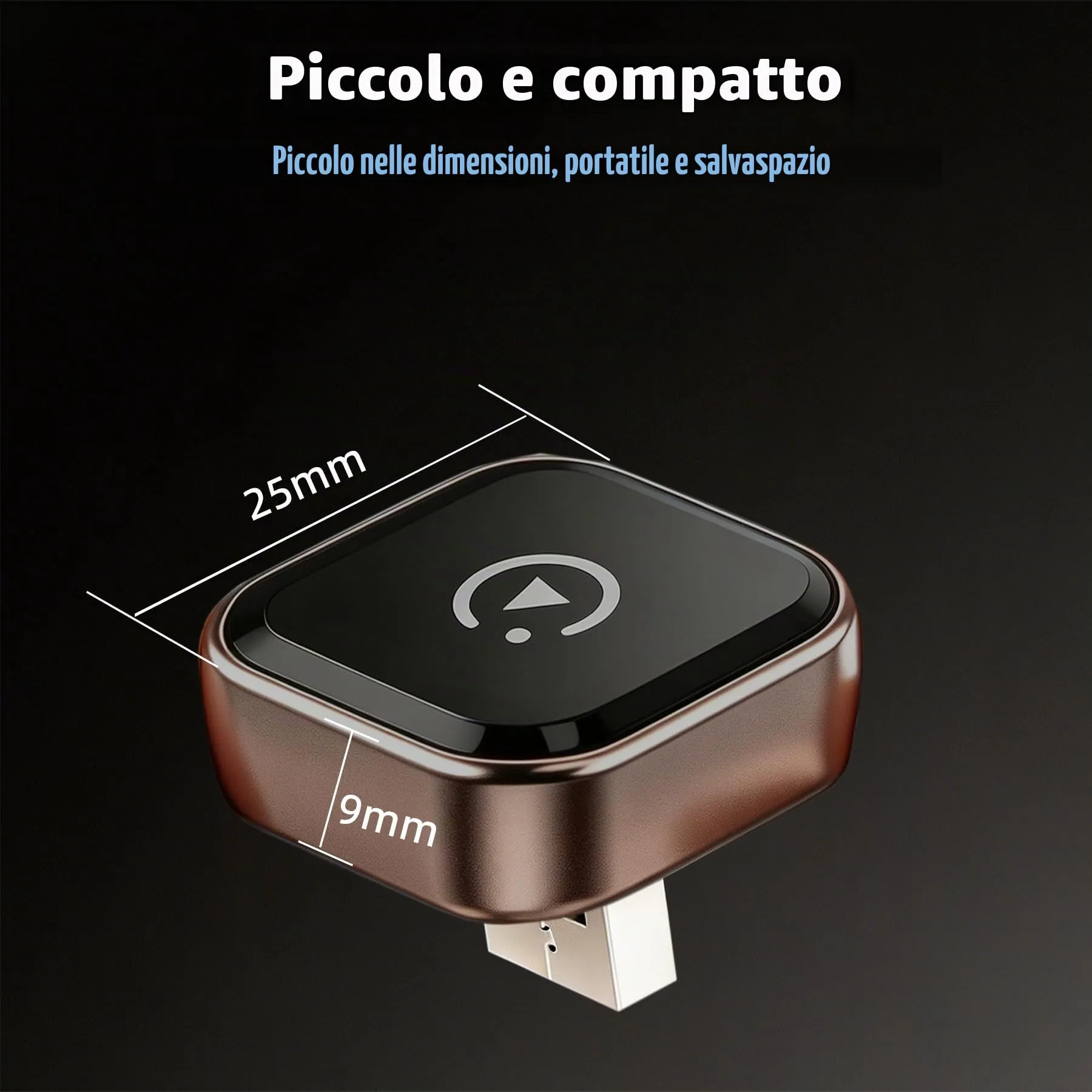 XINROAM Adattatore CarPlay Wireless per iPhone, Mini Adattatore CarPlay - immagine 5