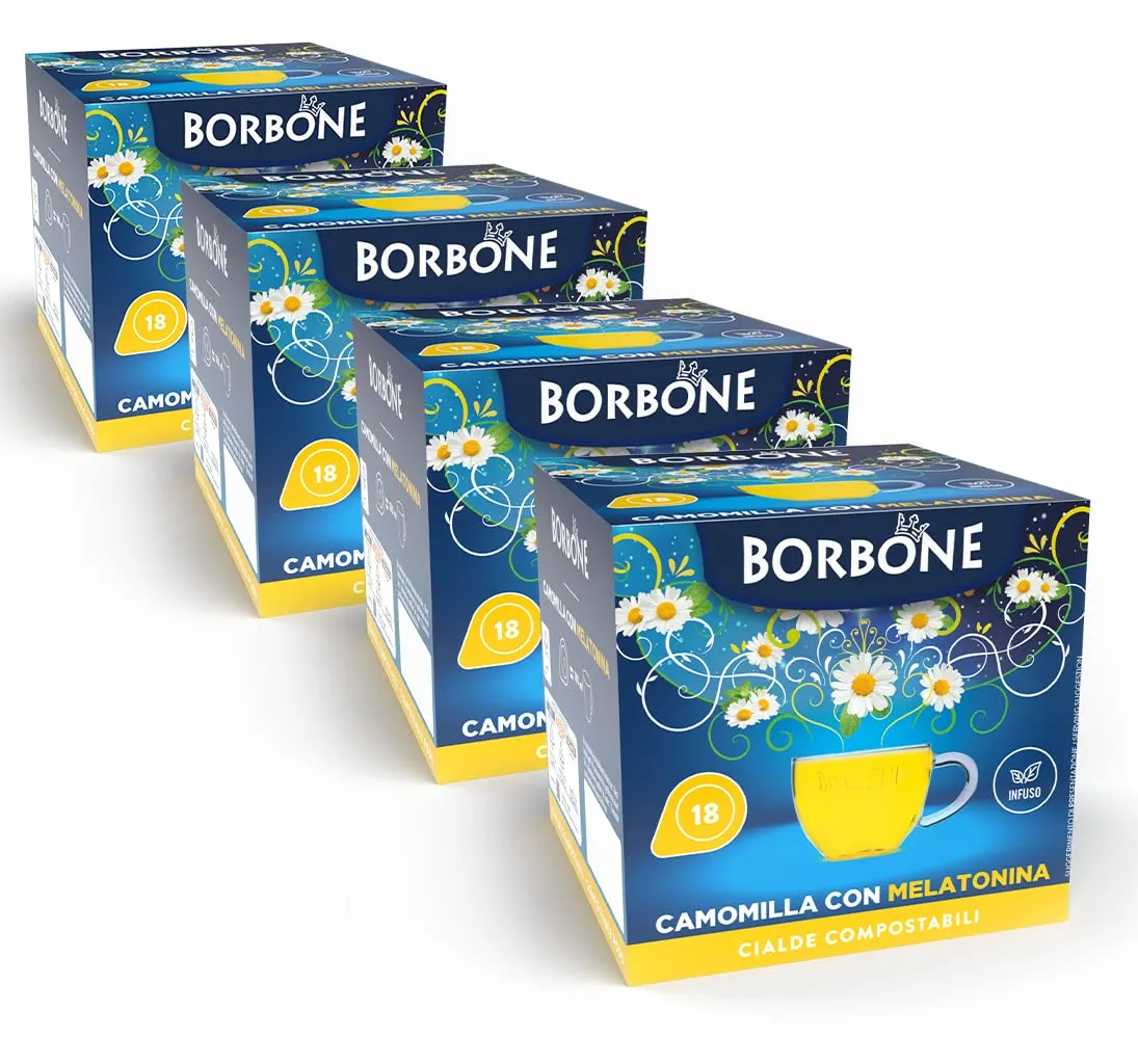 Caffè Borbone Camomilla con Melatonina, 72 cialde, Sistema ESE - immagine 2