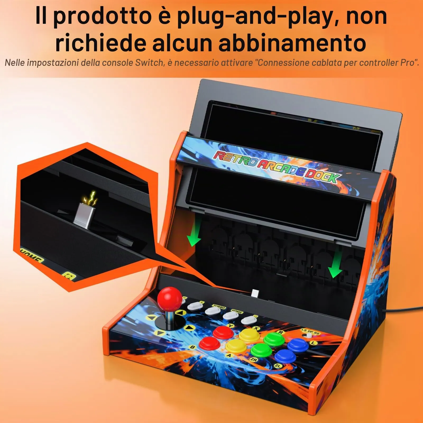 APTGAME Arcade Stick for Nintendo Switch, Switch OLED and Switch 2, Screenshot Version (No Voice) - immagine 3