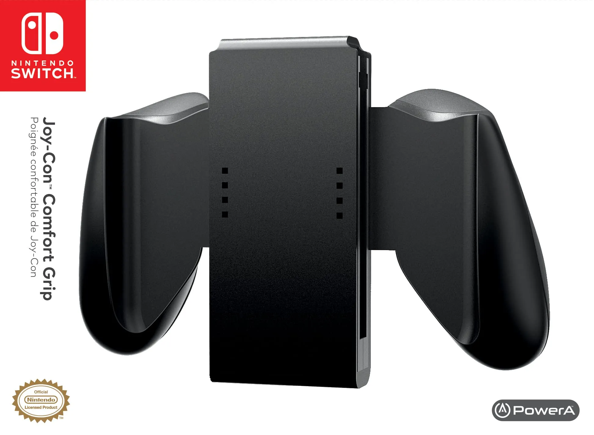 PowerA Joy-Con Comfort Grip for Nintendo Switch - Black - immagine 4