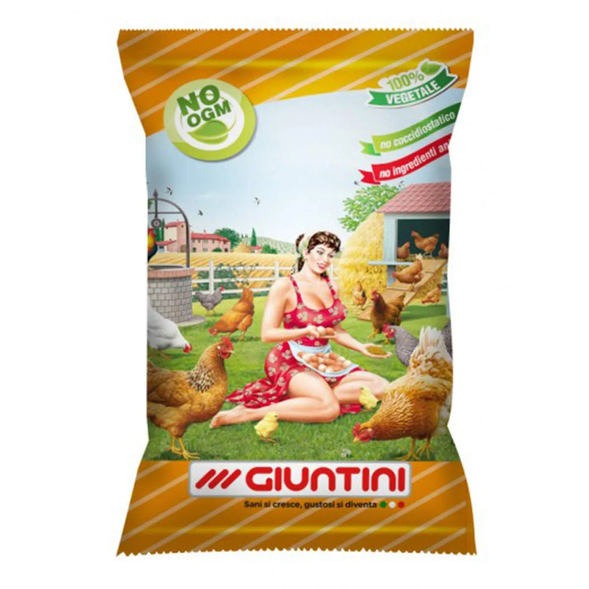 Giuntini Linea Agri Coccodoro Mangime per Galline Ovaiole, Micronizzato, con Granaglia, Gusci d'Ostriche ed Erba Medica, No OGM, No Coccidiostatico, 25kg - immagine 1