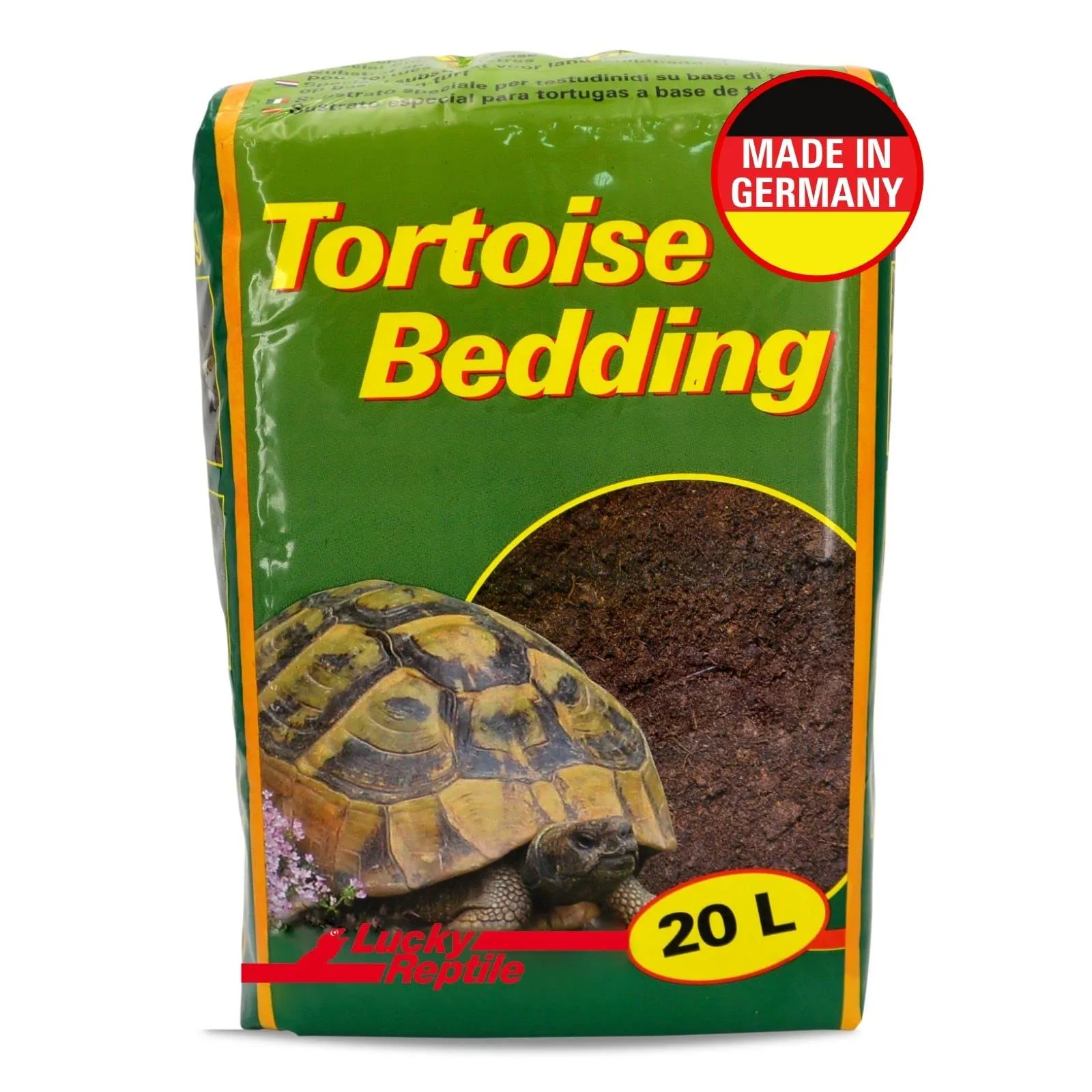 Lucky Reptile 65131 Terriccio di substrato per tartarughe da terra, 20 litri, Brown - immagine 1
