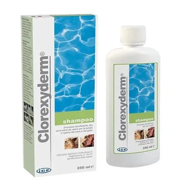 ICF Clorexiderm Shampoo 250ml for Dog Hygiene - immagine 1