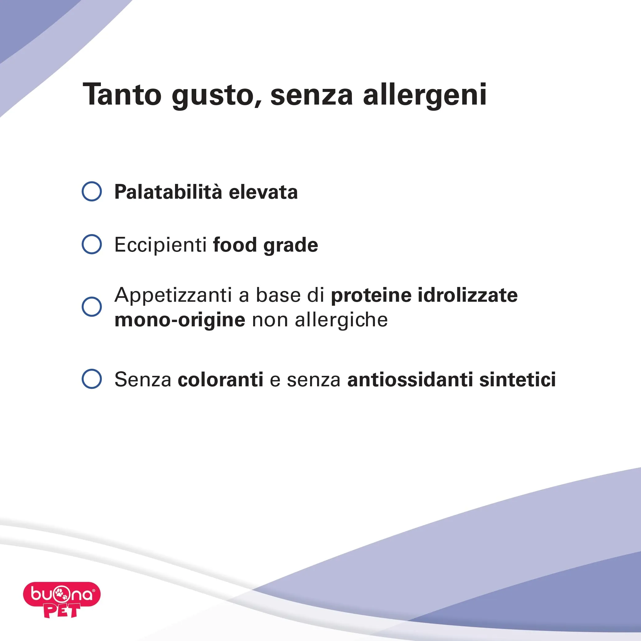 Buona Pet Calmina Mangime Complementare per Cani e Gatti con Peptidyss, Zinco, Vitamina B6, Tè Verde e Griffonia, 60g con Siringa - immagine 5
