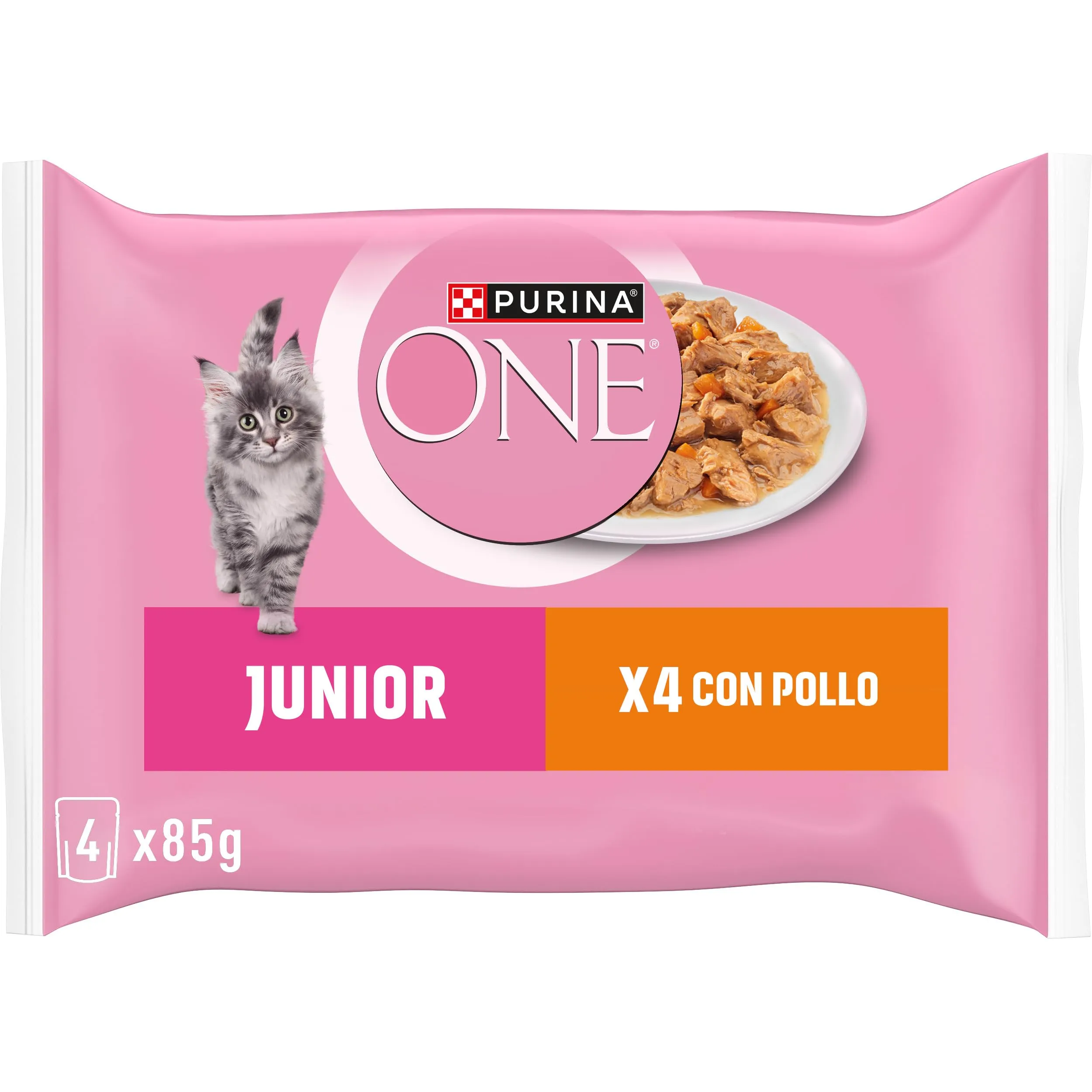 Purina One Junior Cibo Umido per Gattini, 48 Bustine da 85 g - immagine 2