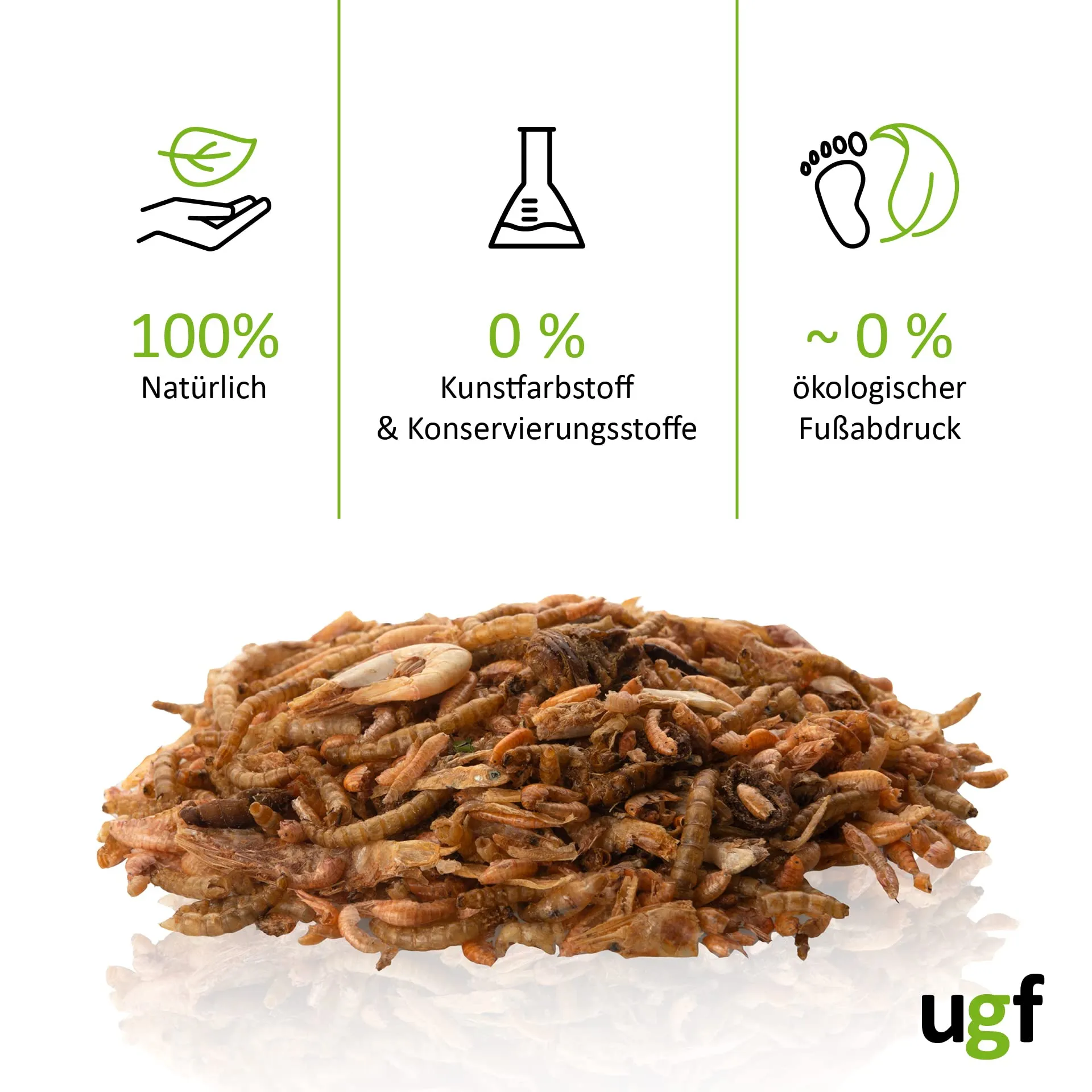 UGF Underground Food Mix di Cibo Universale per Tartarughe - 90 g - immagine 5