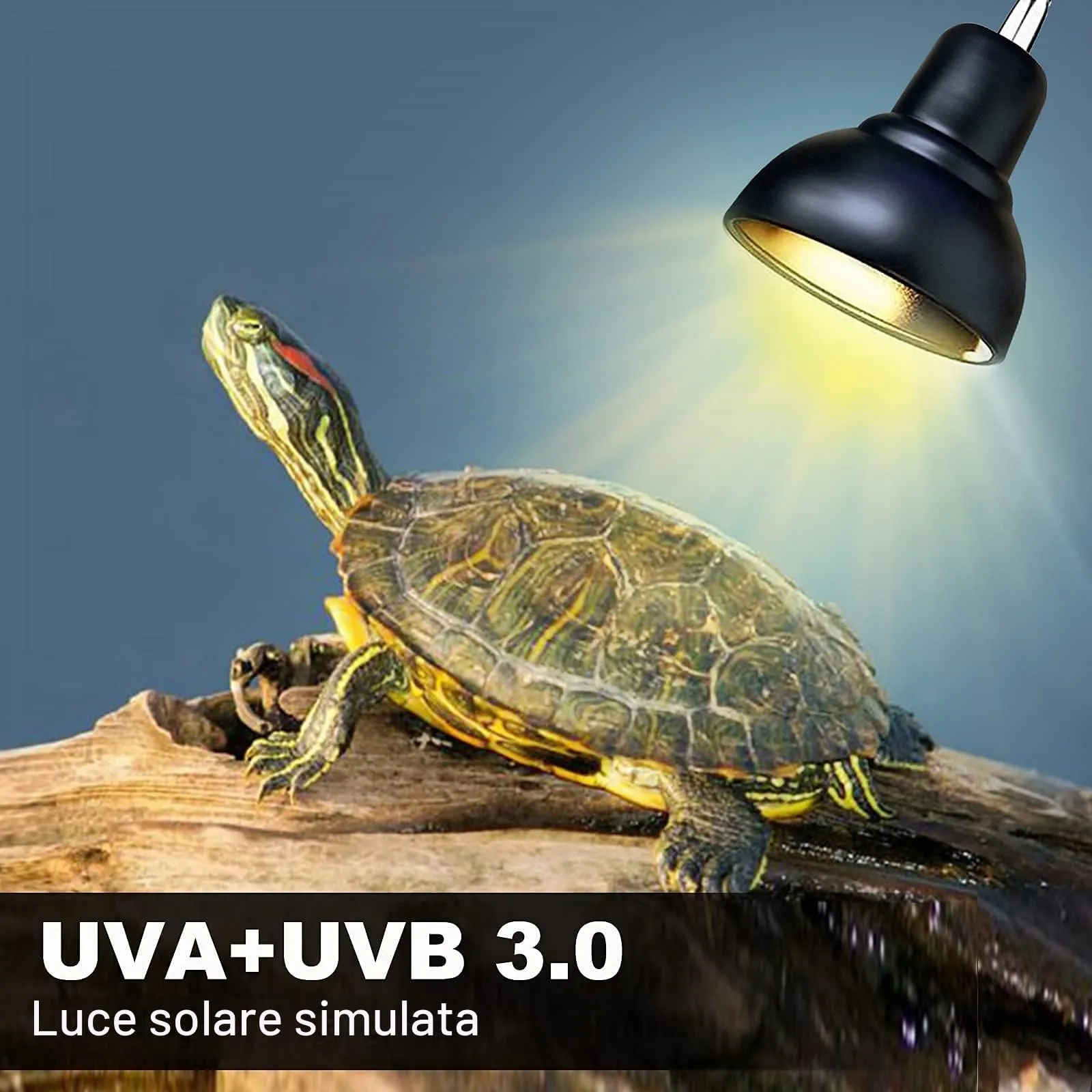 PewinGo Lampada UVA UVB per Rettili e Anfibi con 2 Lampadine e Morsetto Girevole a 360° - immagine 7
