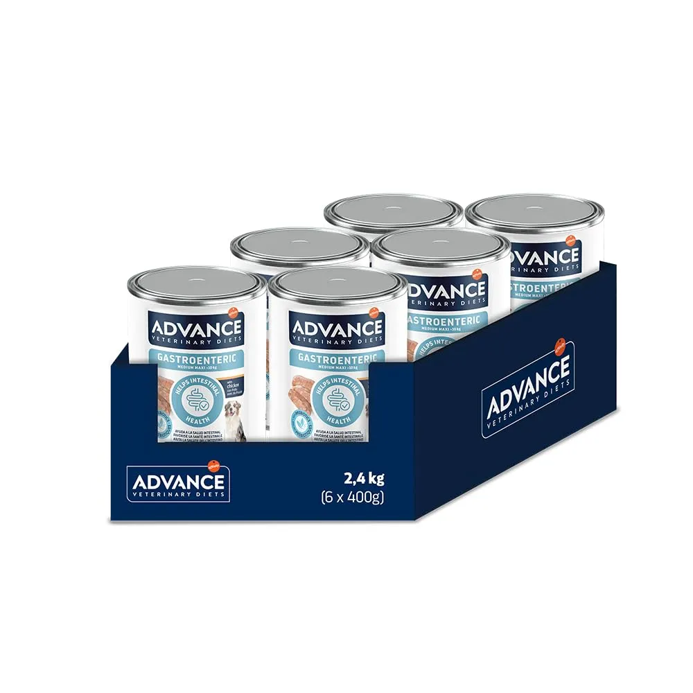 Advance Veterinary Diets Gastroenteric Cibo Umido per Cani, 6 x 400g - immagine 1