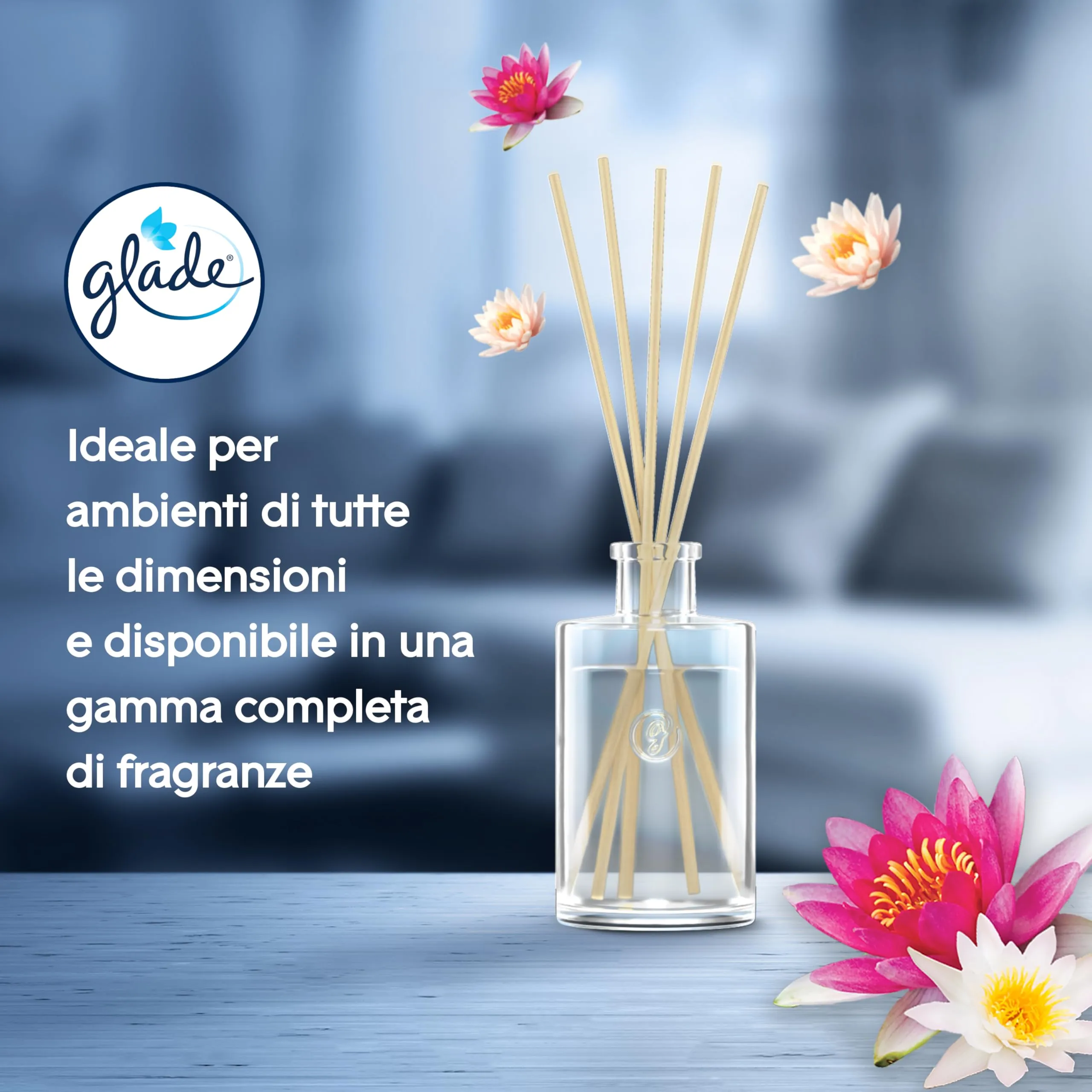 Glade Profumatore per Ambienti Bastoncini, Relaxing Zen, 50ml - immagine 3