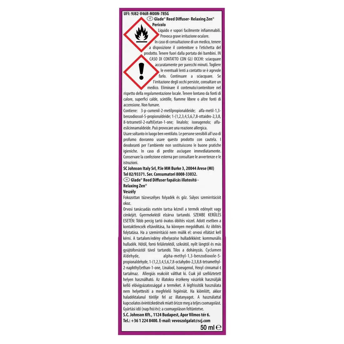 Glade Profumatore per Ambienti Bastoncini, Relaxing Zen, 50ml - immagine 9