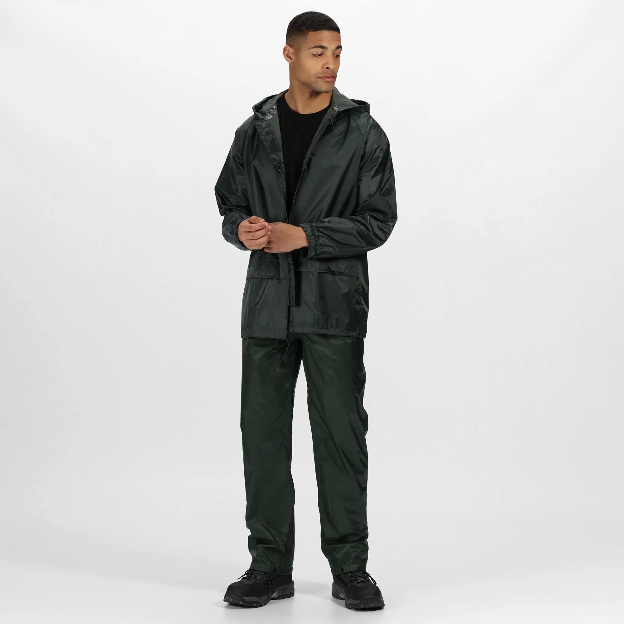 Regatta Stormbreak Giacca Impermeabile Uomo, Nero, XL - immagine 7