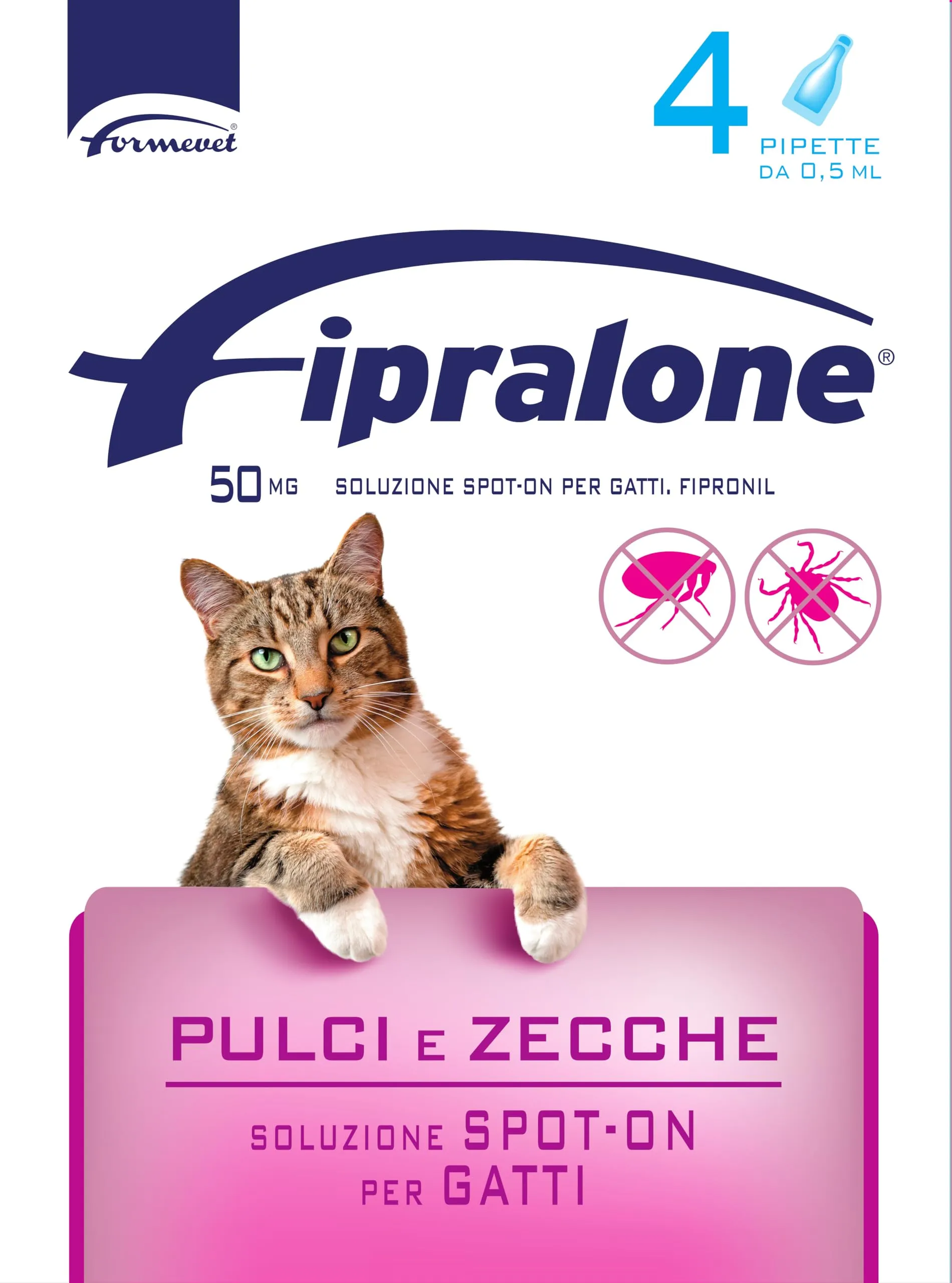 Formevet Fipralone 50 mg Soluzione Spot-on per Gatti - immagine 2