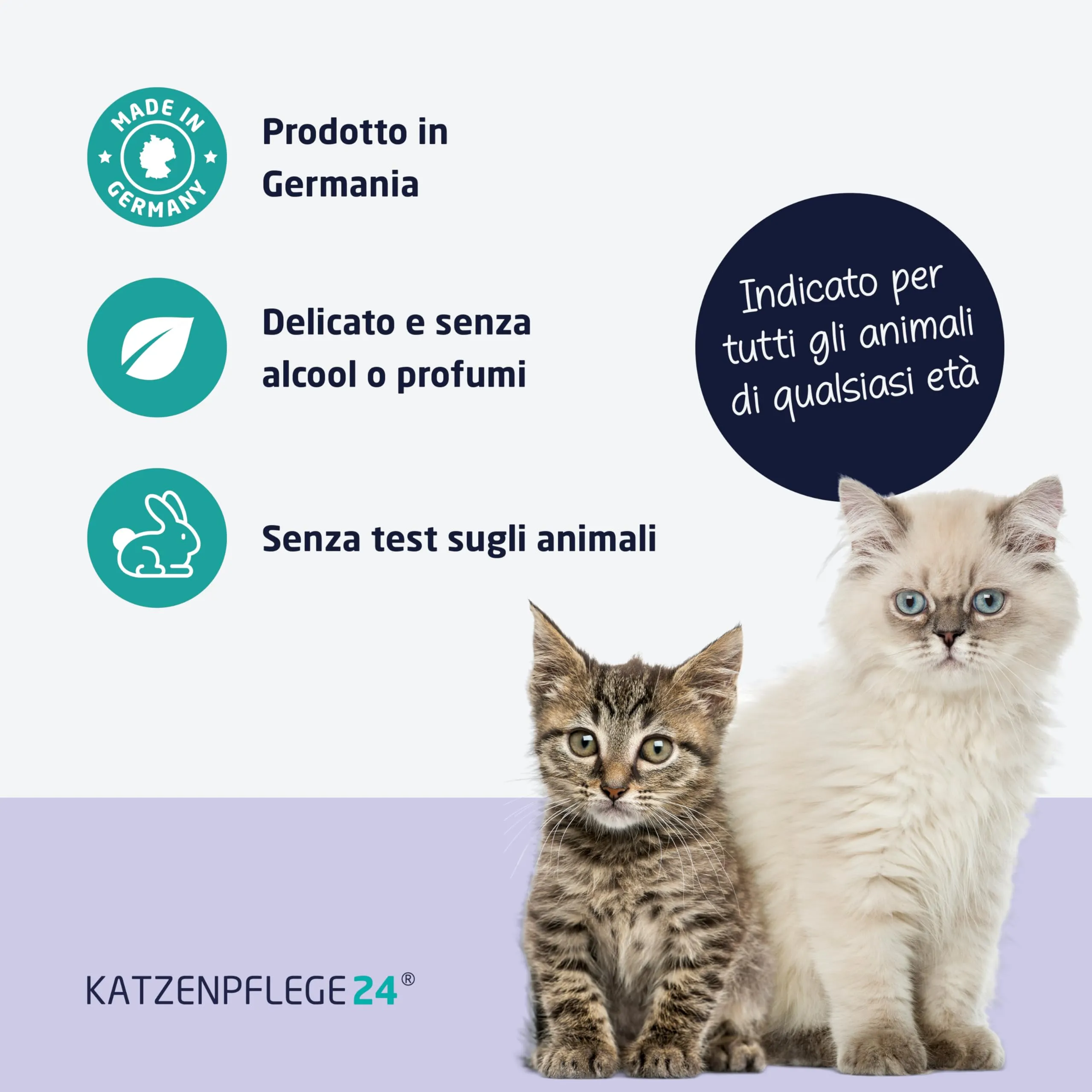 KATZENPFLEGE24 Octenidin Spray Cicatrizzante Ferite per Gatti, 125ml - immagine 5