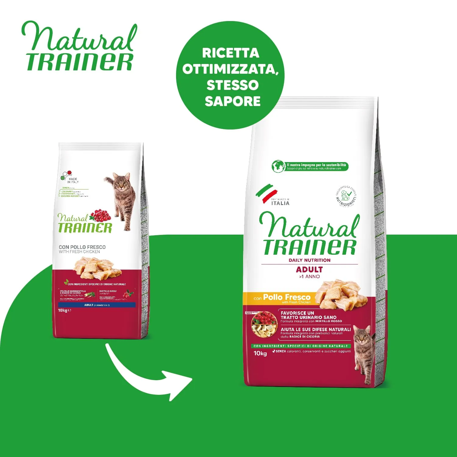 Trainer Natural Cat Adult con Pollo 10 kg - immagine 2