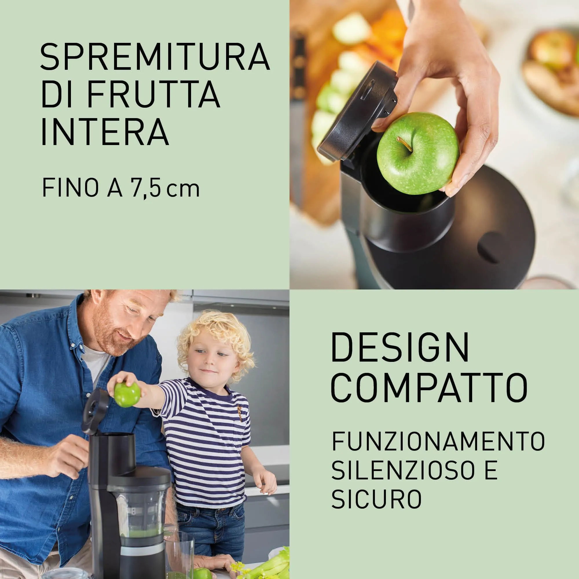 Panasonic Slow Juicer MJ-L700KXE, Nero - immagine 3