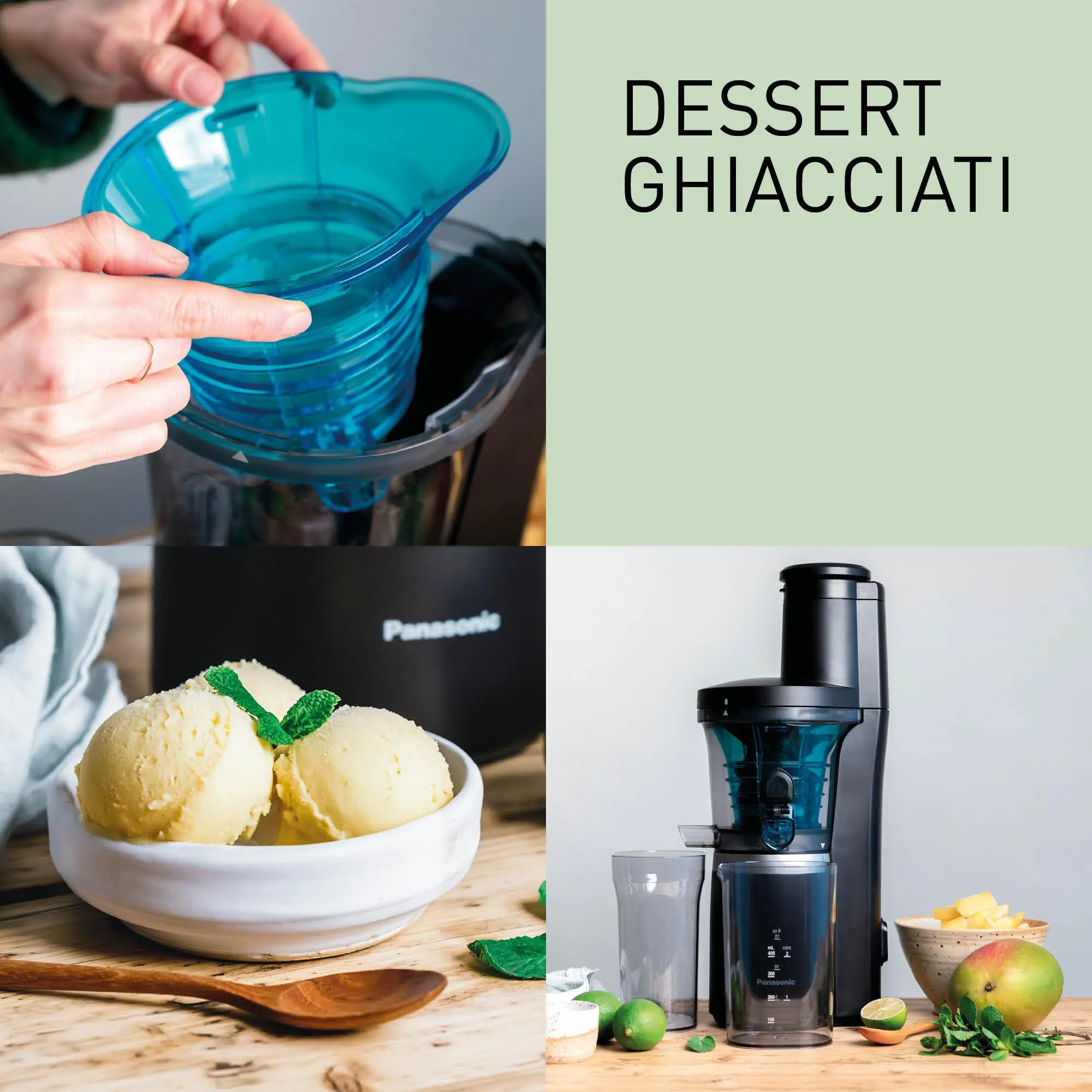 Panasonic Slow Juicer MJ-L700KXE, Nero - immagine 6