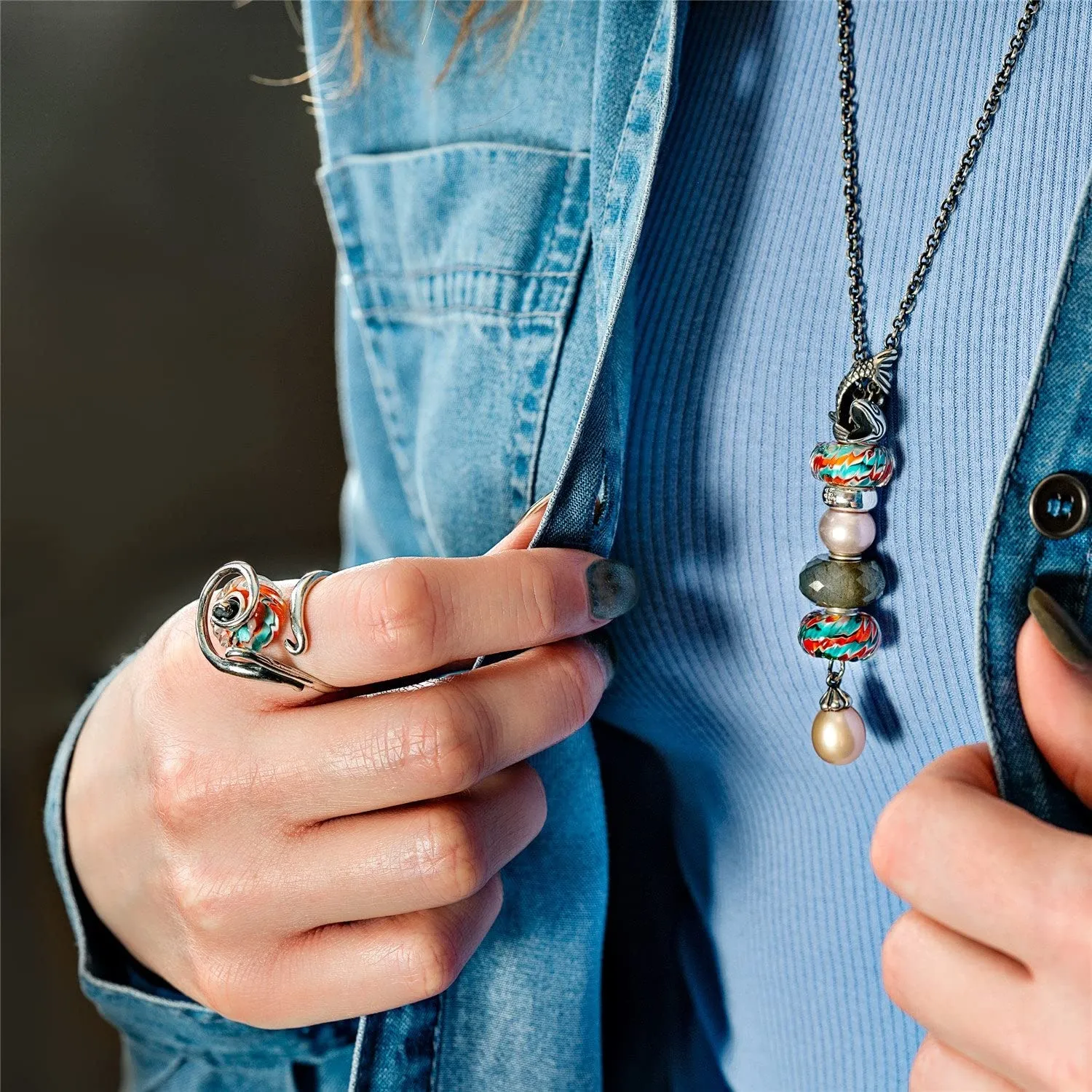 Trollbeads Volontà e coraggio TGLBE-20370 Edizione limitata - immagine 3
