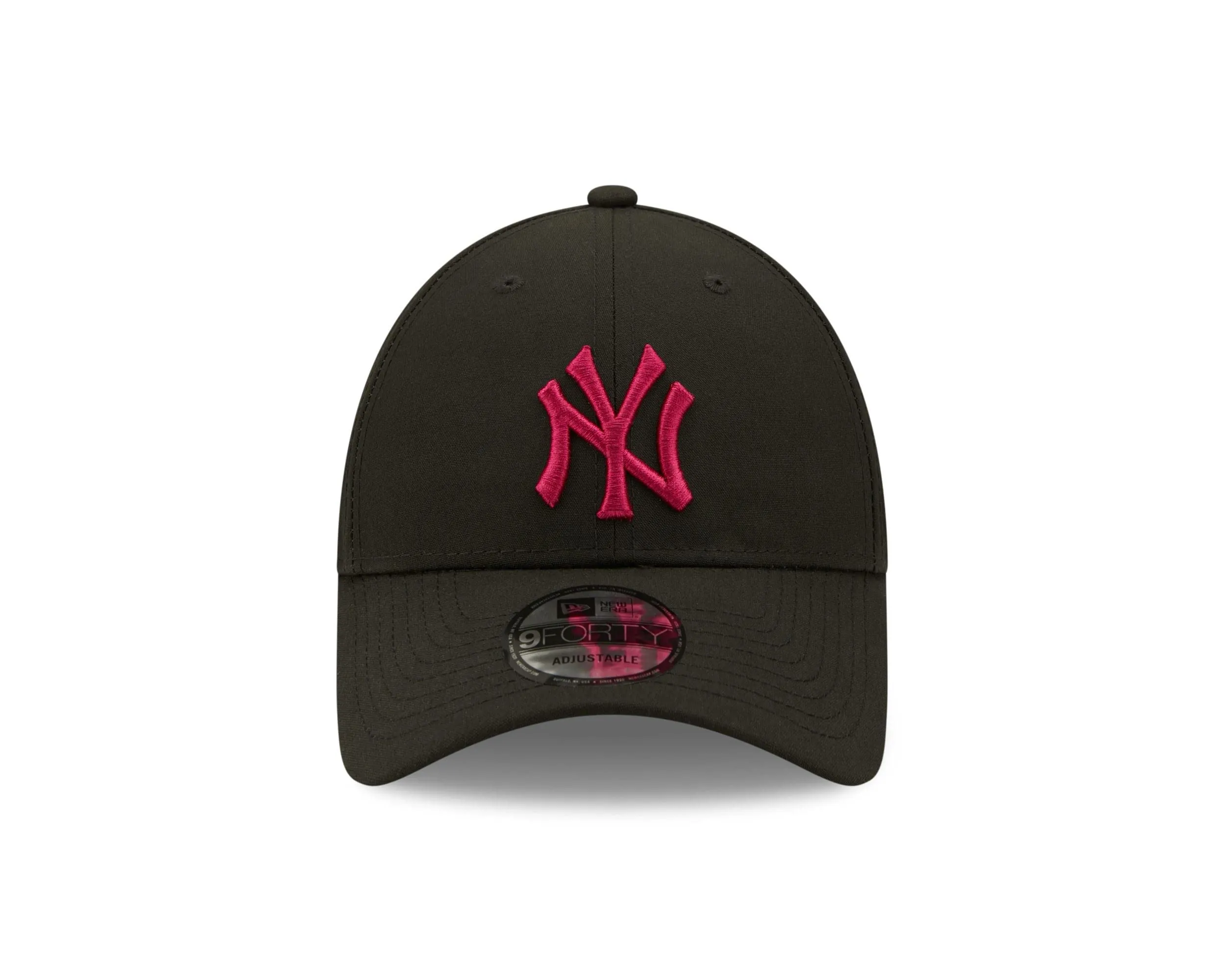 New Era York Yankees MLB League Essential 9Forty Adjustable Cap - Black Pink - immagine 2