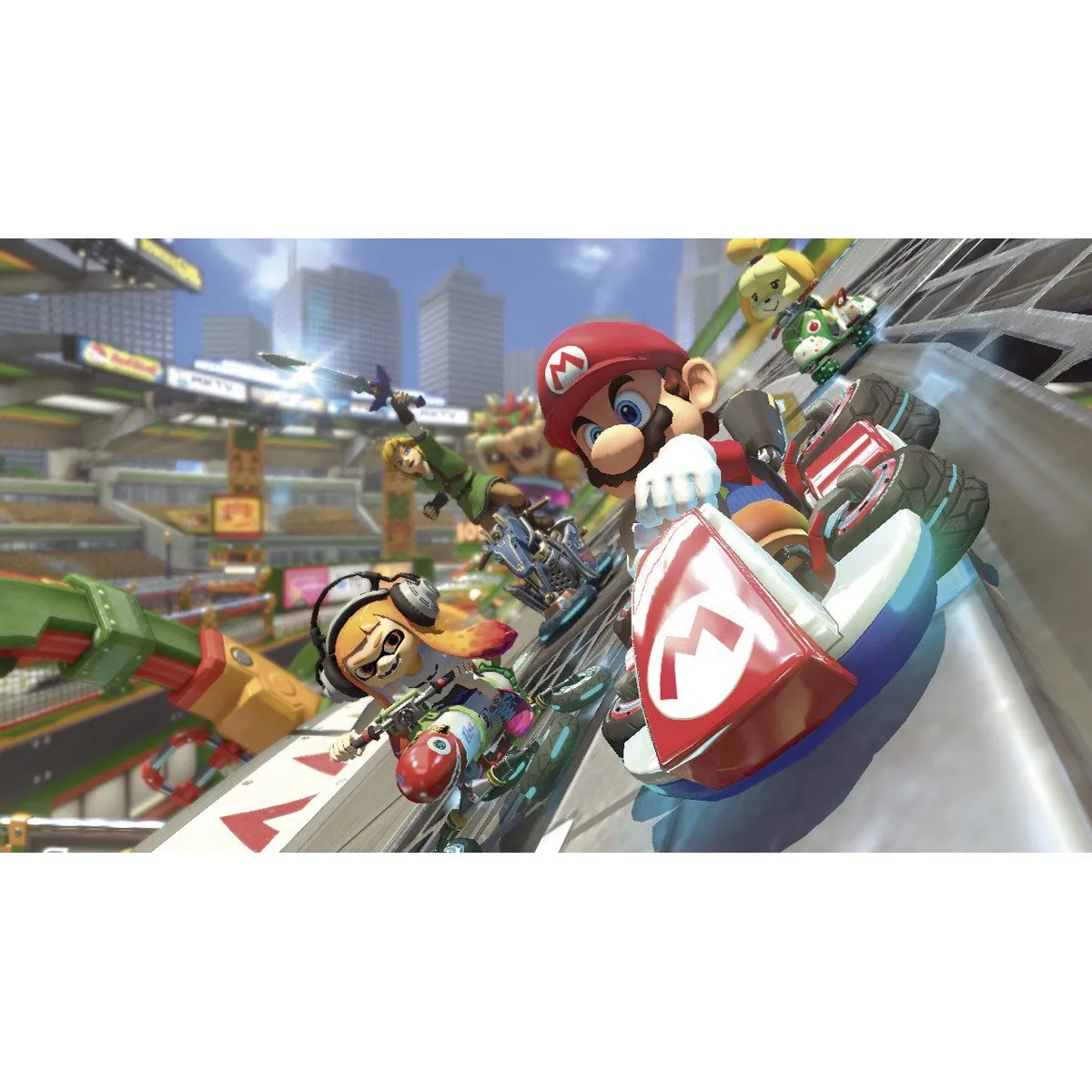 Nintendo Switch Volante e Pedali Pack Mario Kart 8 Deluxe (Licenza Ufficiale) Rosso - immagine 6