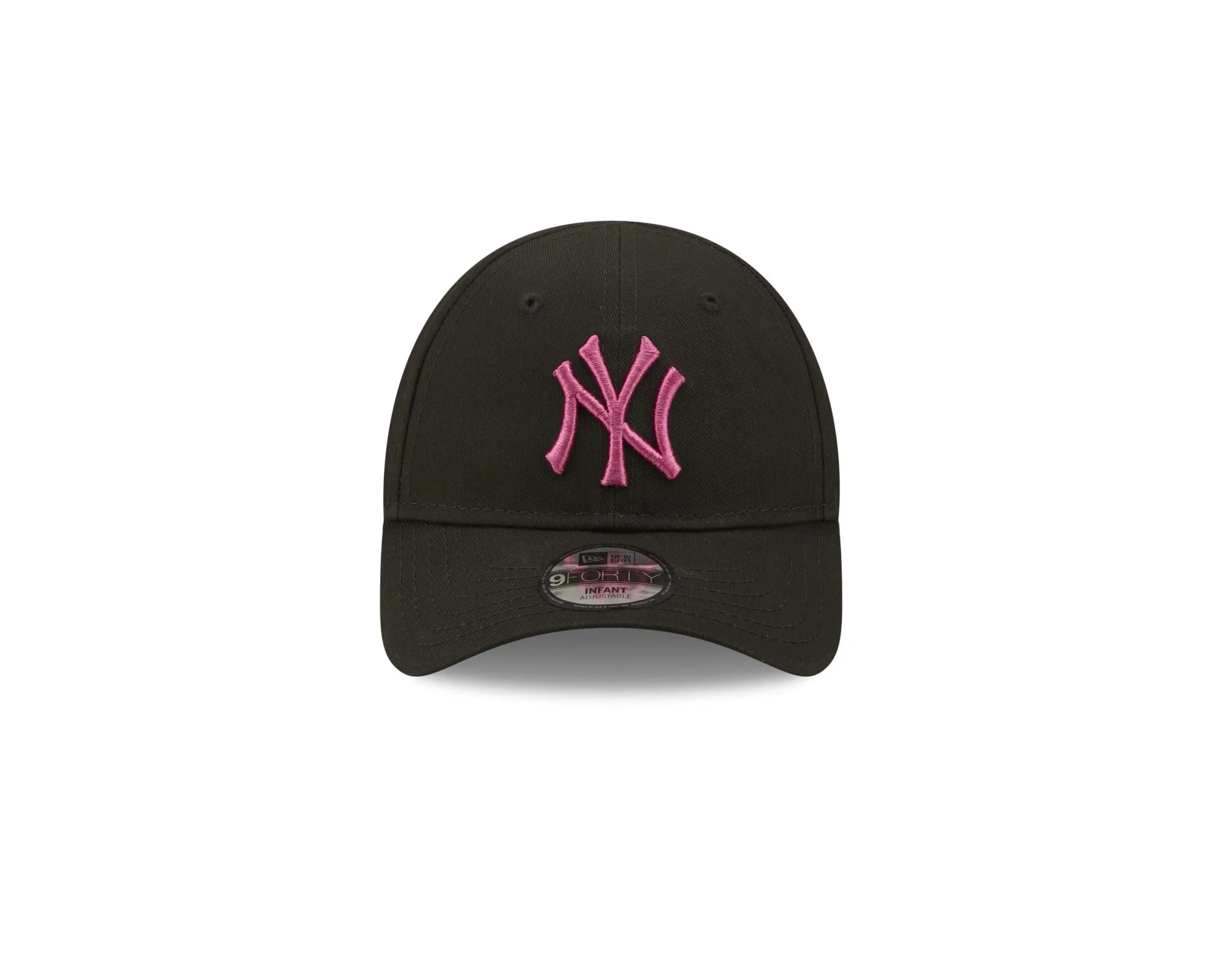 New Era York Yankees 9Forty Infant Baseball Cap Schwarz Pink - immagine 2