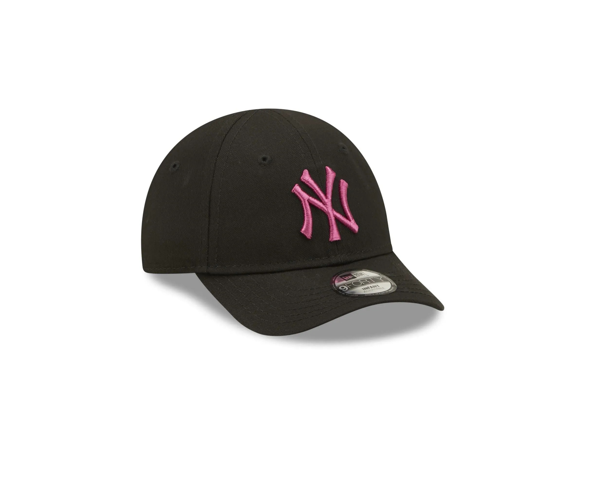 New Era York Yankees 9Forty Infant Baseball Cap Schwarz Pink - immagine 3