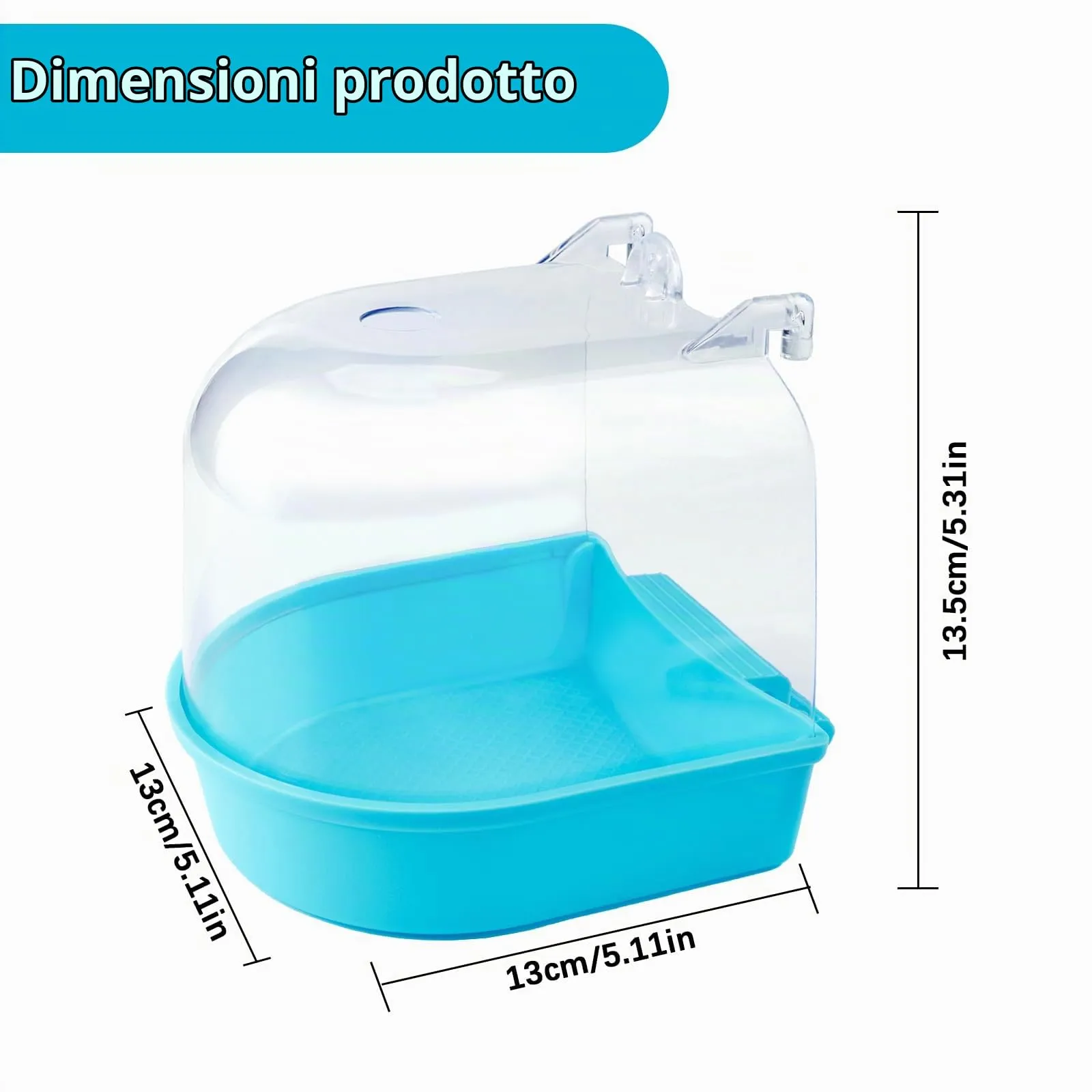 HO-SFSM Vasca da Bagno Sospesa per Uccelli - immagine 2