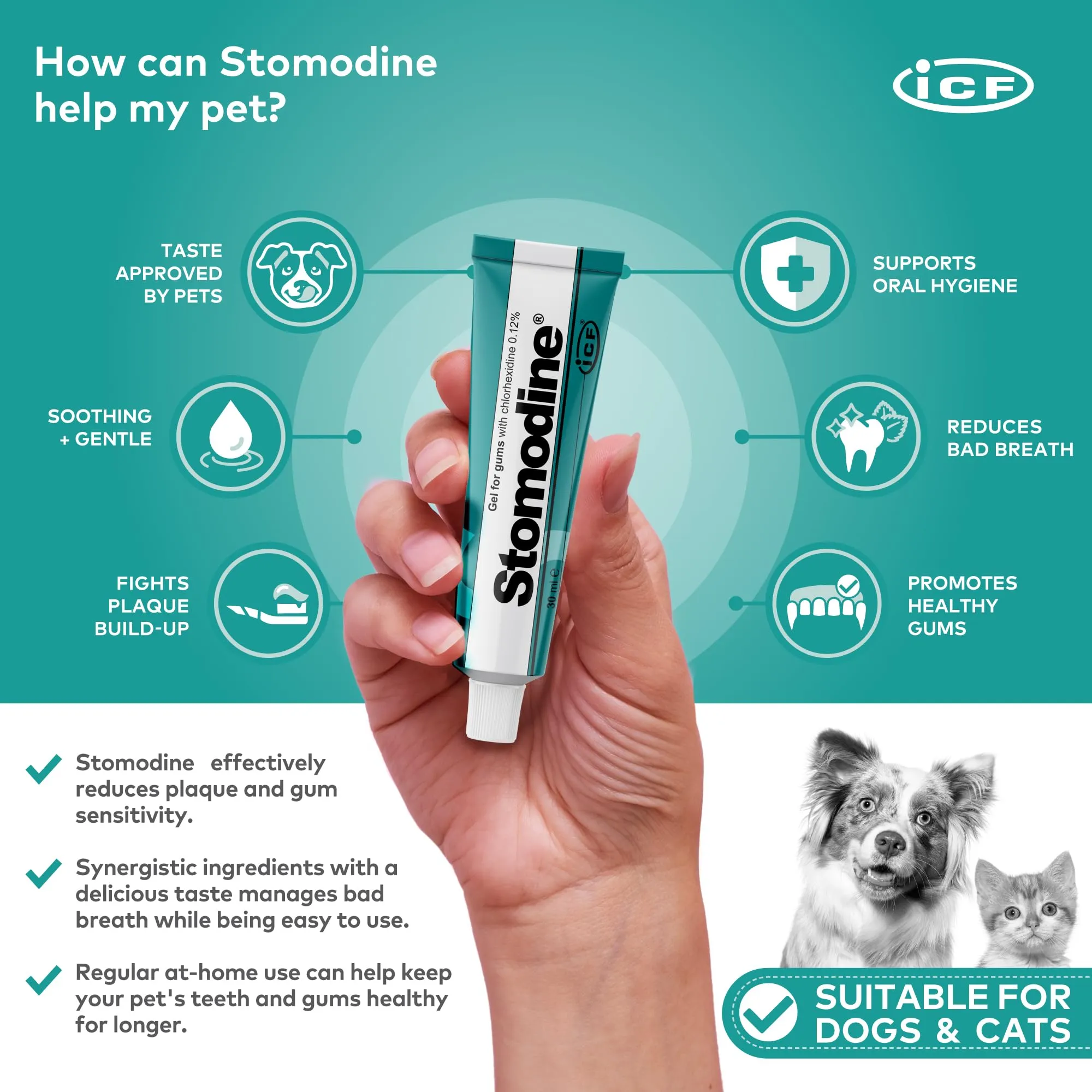 ICF Stomodyne Oral Hygiene Gel 30 ml - immagine 2