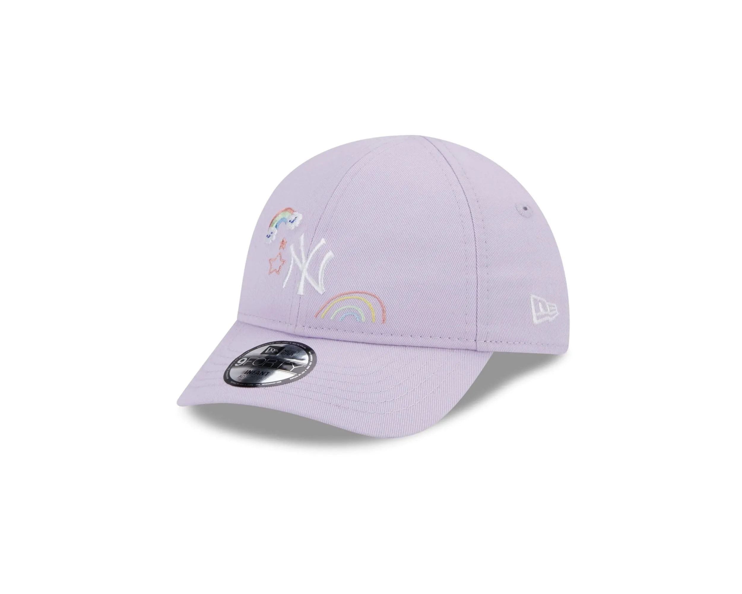 New Era New York Yankees MLB Baby Cap Rainbow Purple - Infant - immagine 1